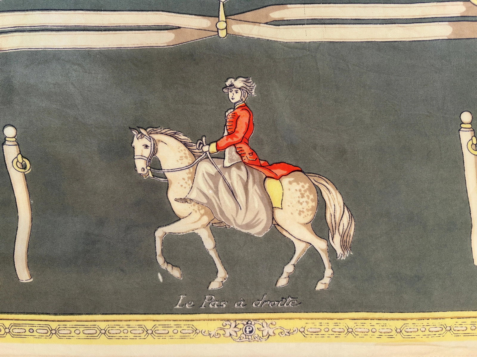 The Maneige Royal by Antoine de Pluvinel Silk Scarf - 3
