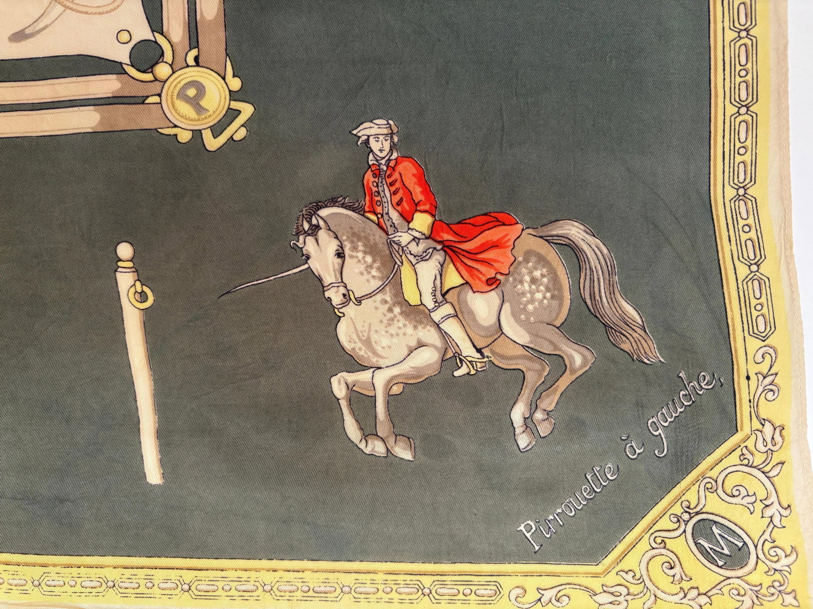 The Maneige Royal by Antoine de Pluvinel Silk Scarf - 7