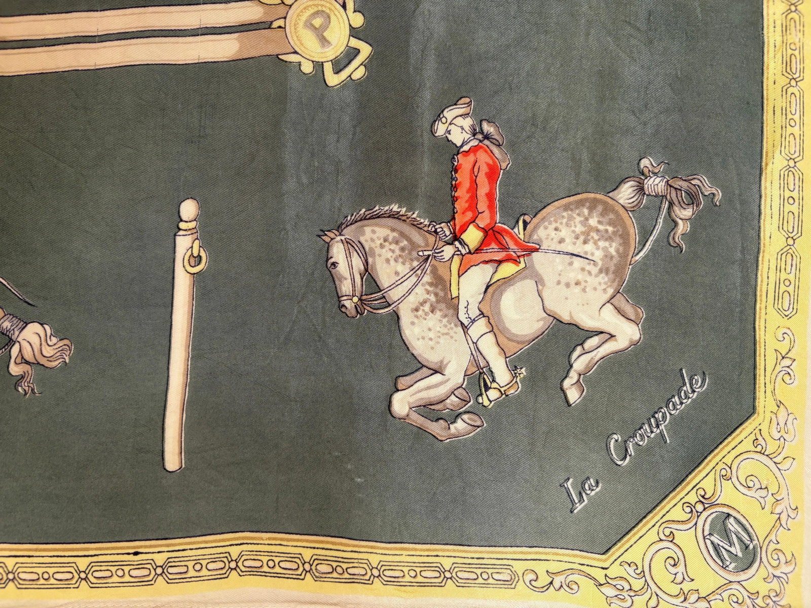 The Maneige Royal by Antoine de Pluvinel Silk Scarf - 9