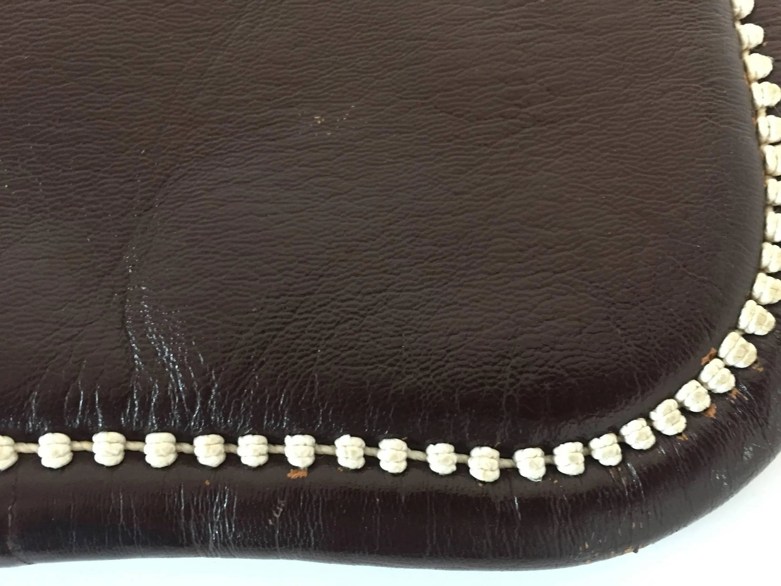 Vintage Moroccan Cross Body Leather African Bag - 2