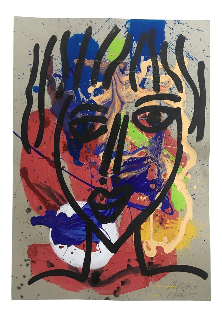 Peter Keil Abstract Painting: Peter Keil is a German artist that focuses primarily on abstract expressionism. Keil painted with some of the greats including Joan MirÃ³, Pablo Picasso and Andy Warhol, to name a few. This