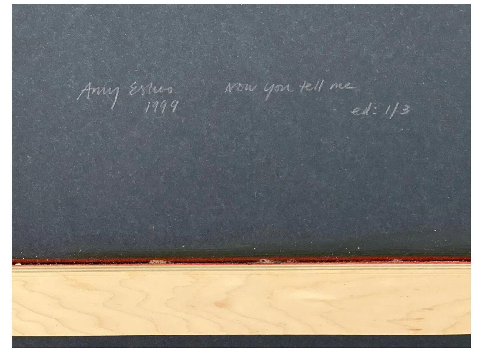 Amy Eshoo, "Now You Tell Me", Ed. 1/3, Signed Photographic Print - 3