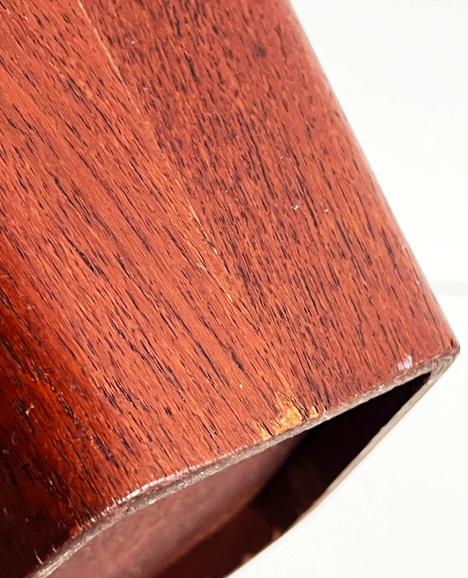 c.1960's Mid Century Danish Modern Teak Wastebasket by Rude Bonfils - 9