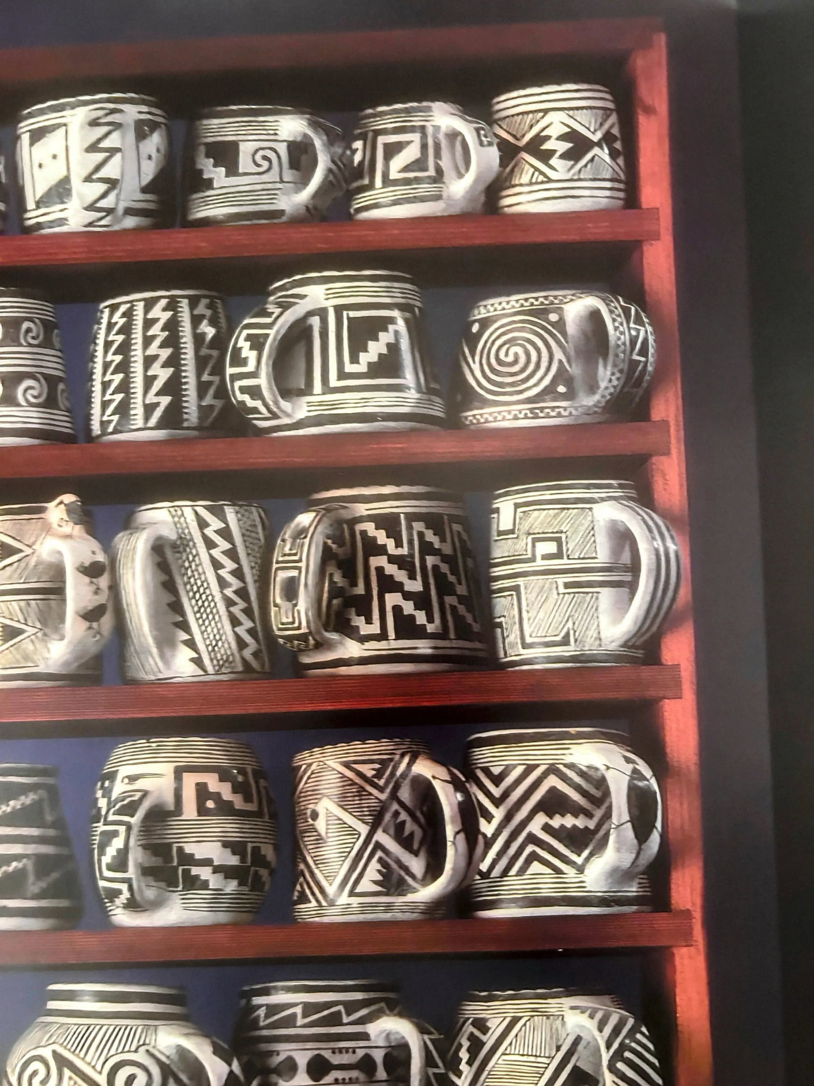 Vintage "Mesa Verde Mugs Authentic Pottery Replicas by Clink Swank" Poster - 2