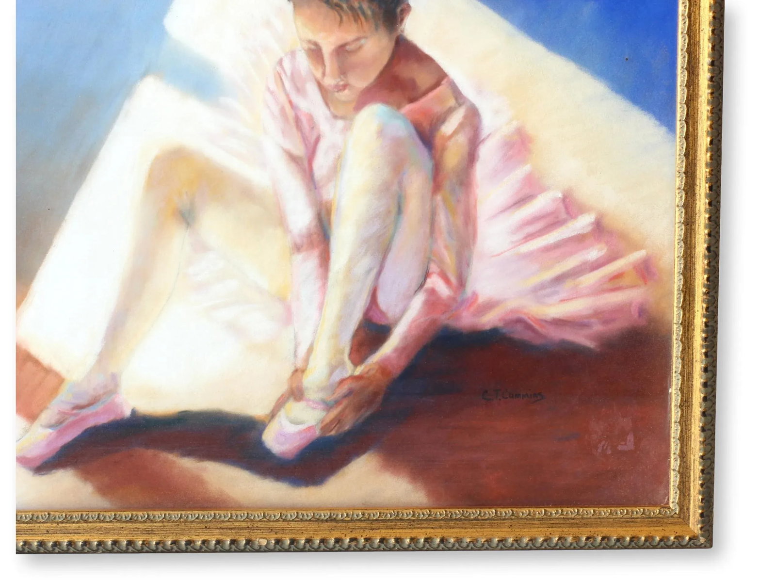 Signed Framed Pastel "Ballerina" - 3