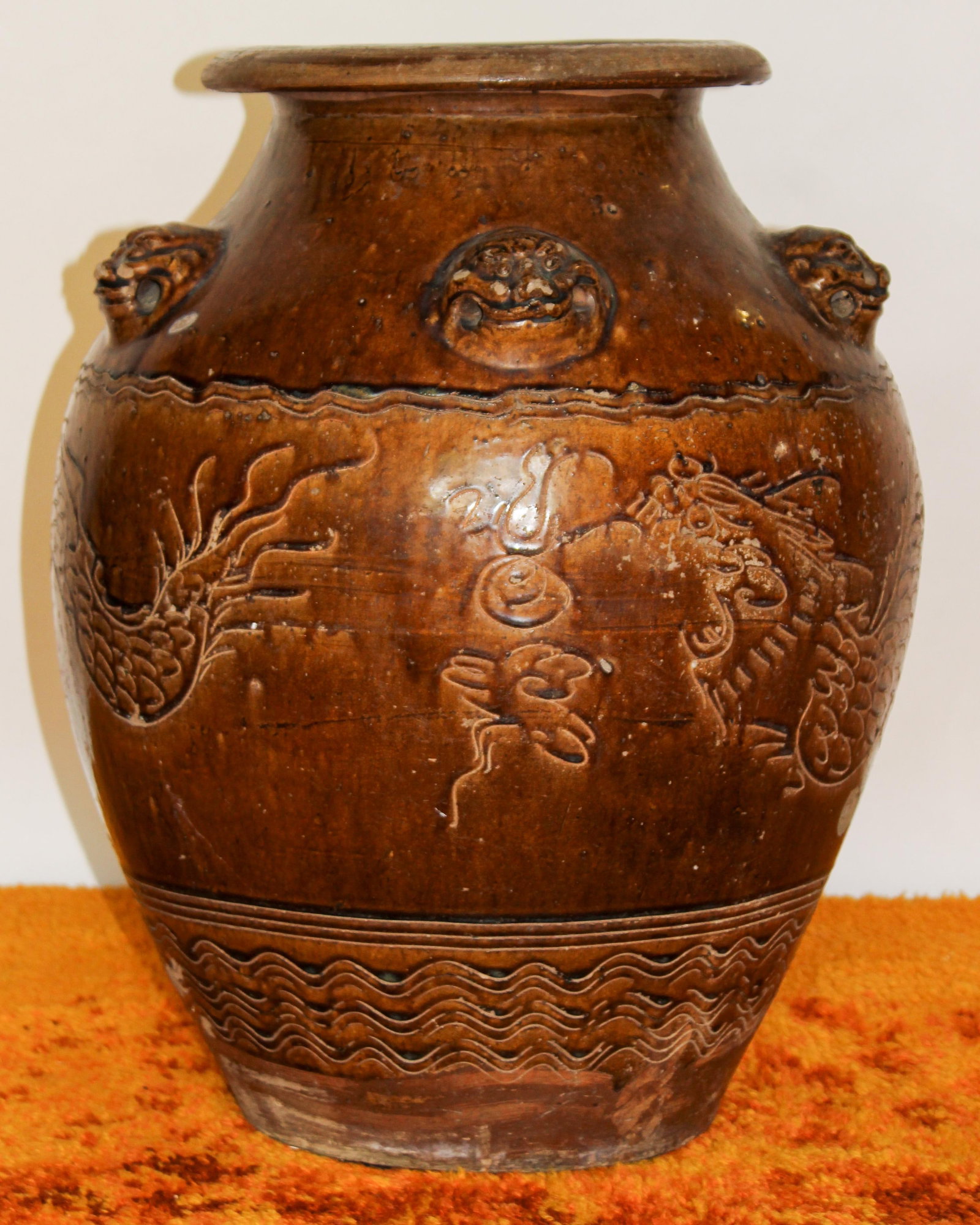 16th Century Ming Dynasty Martaban Vessel - 2