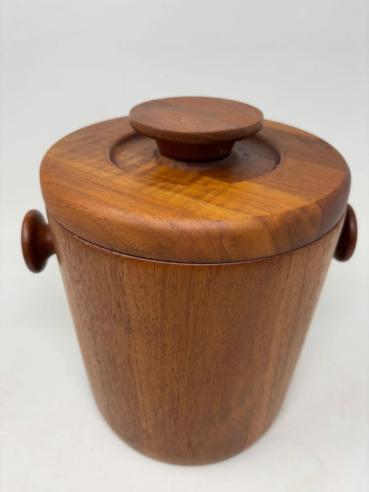 Danish Modern Teak Ice Bucket Dansk Jens Quistgaard Style 1960s Denmark - 14