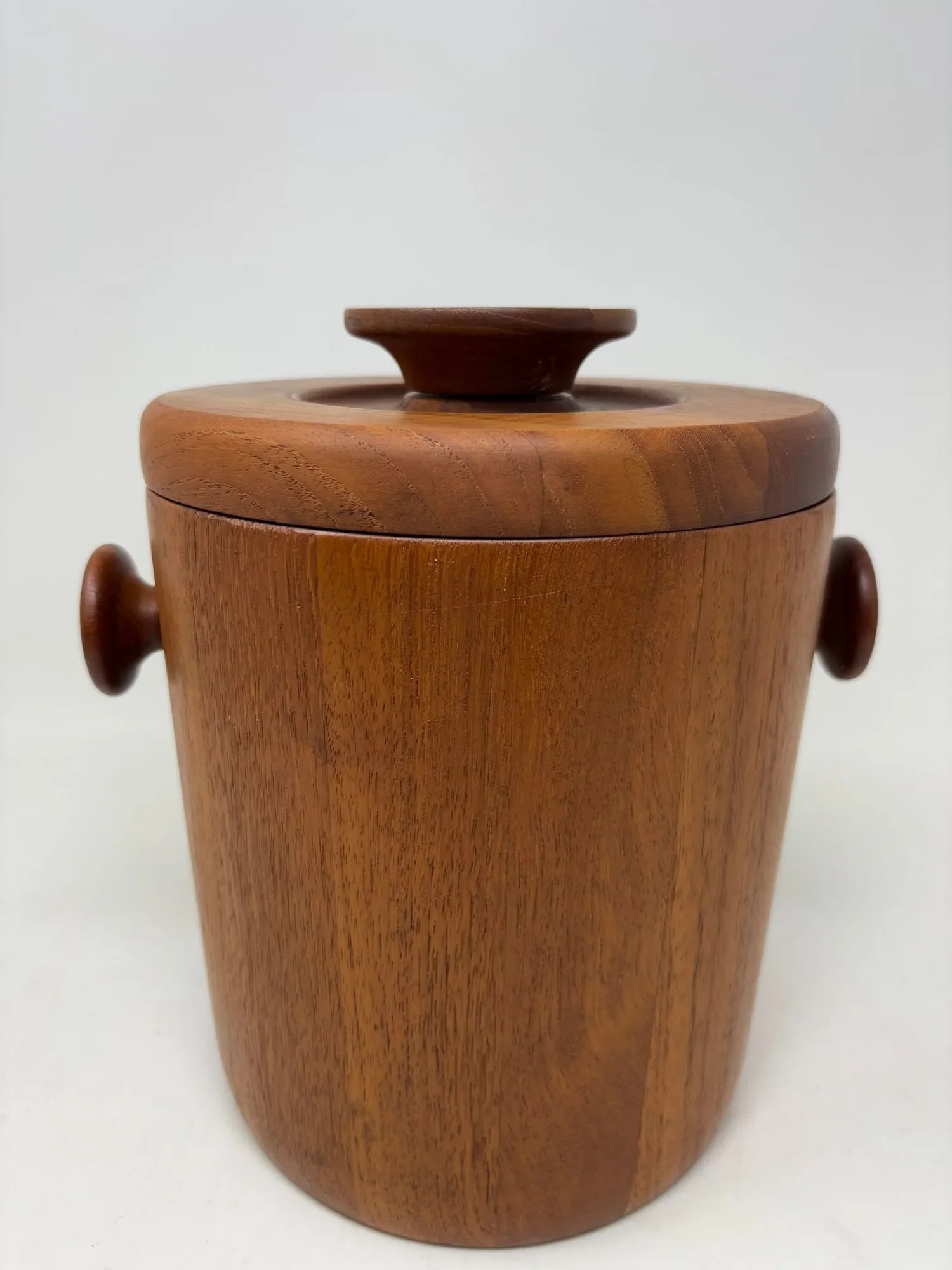Danish Modern Teak Ice Bucket Dansk Jens Quistgaard Style 1960s Denmark - 15