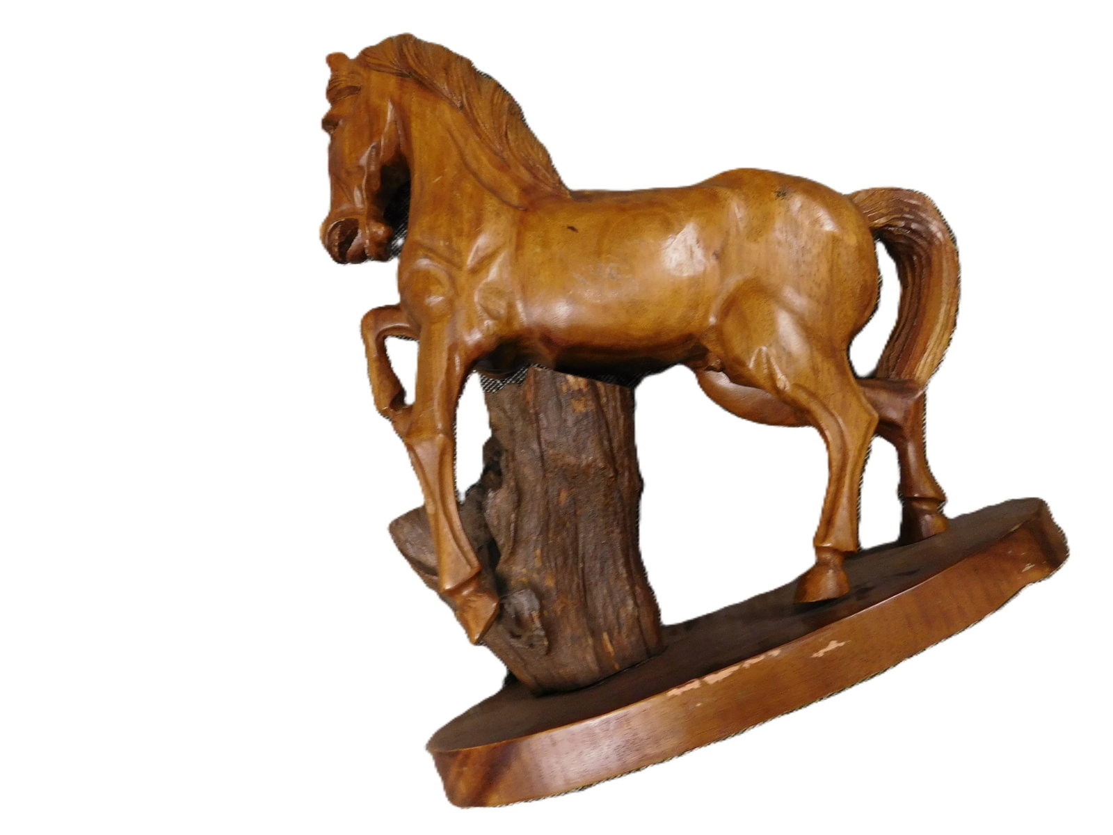 1940s Hand Carved Wooden Horse - 2
