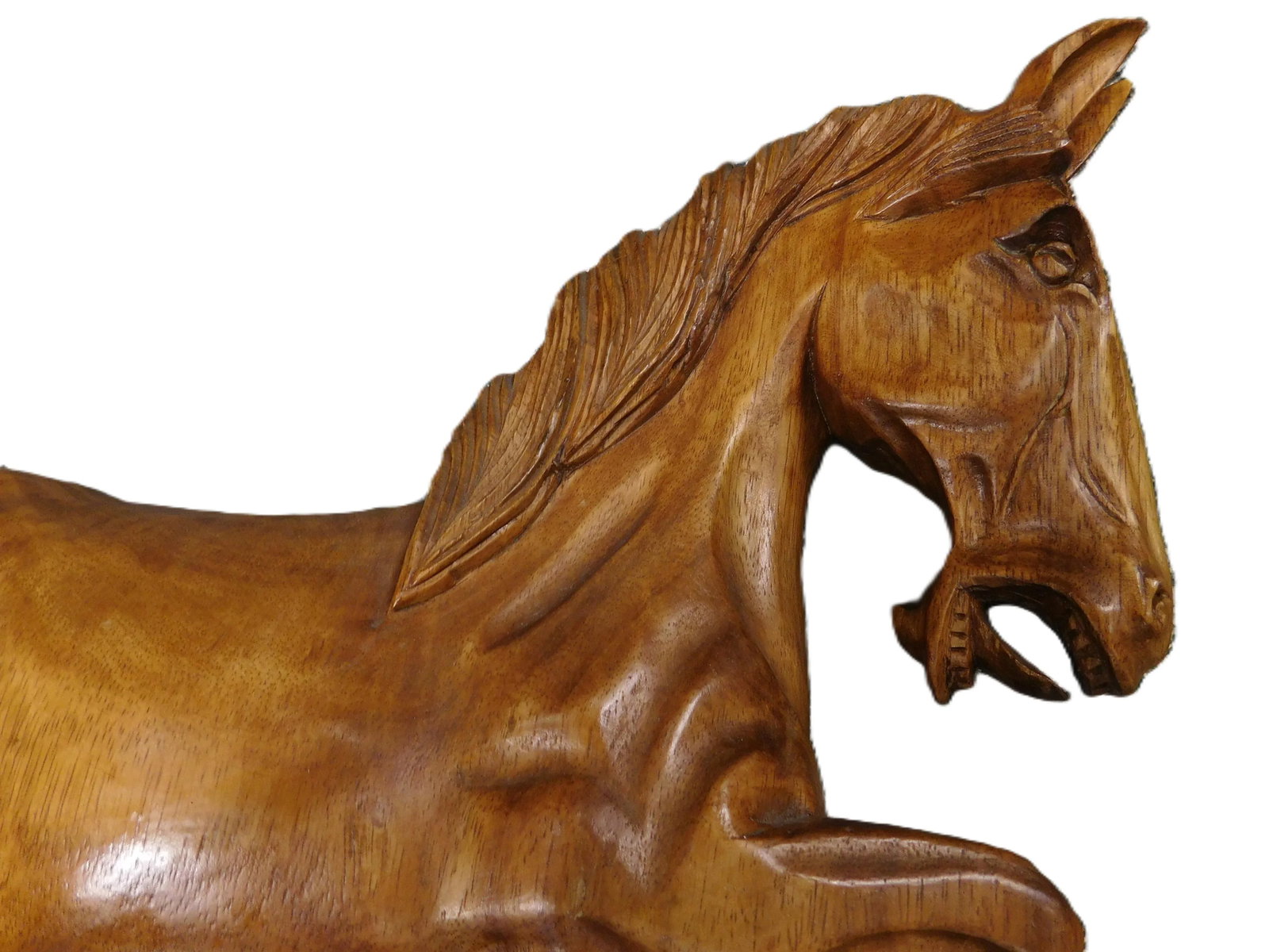 1940s Hand Carved Wooden Horse - 4