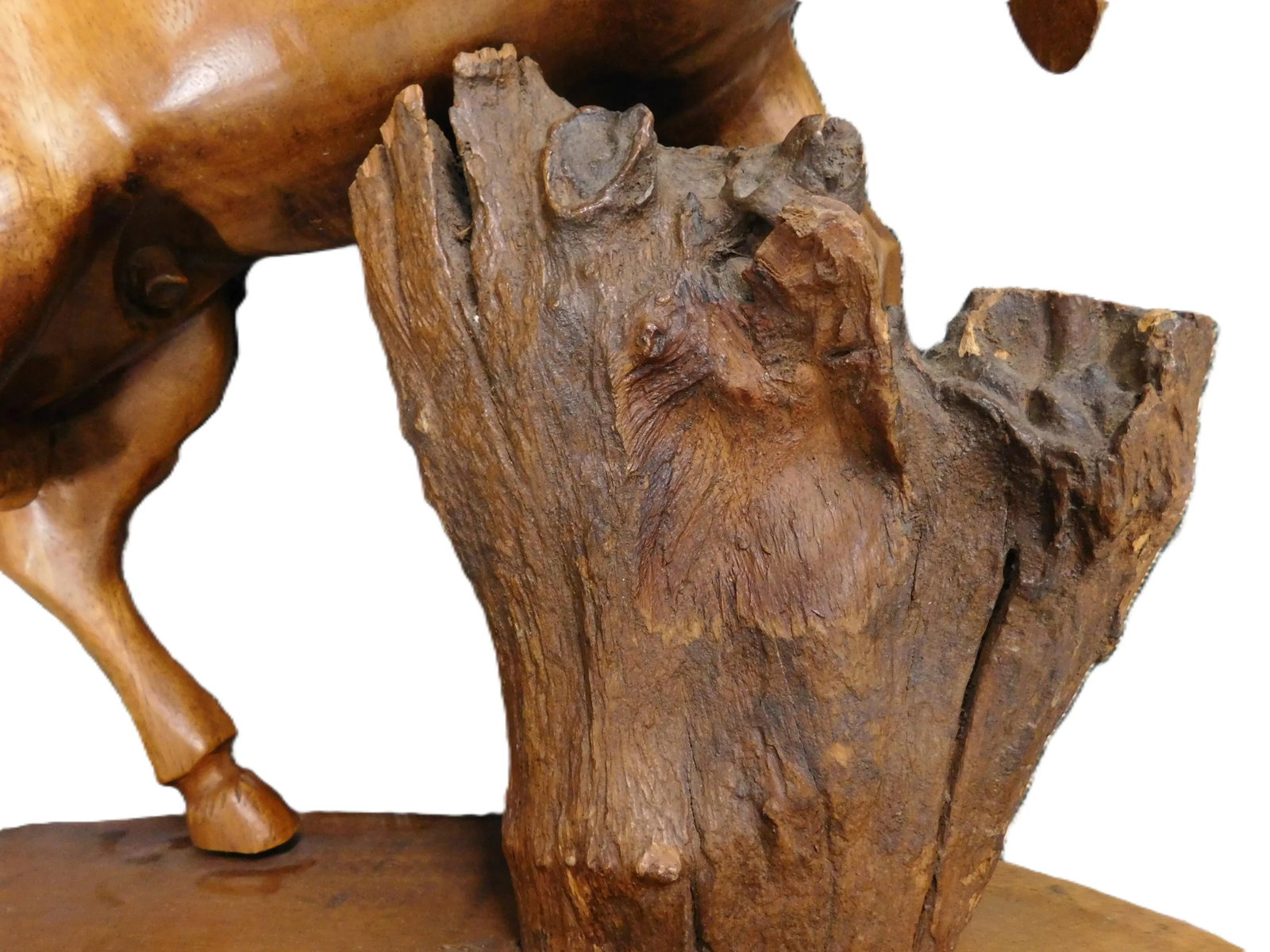 1940s Hand Carved Wooden Horse - 6