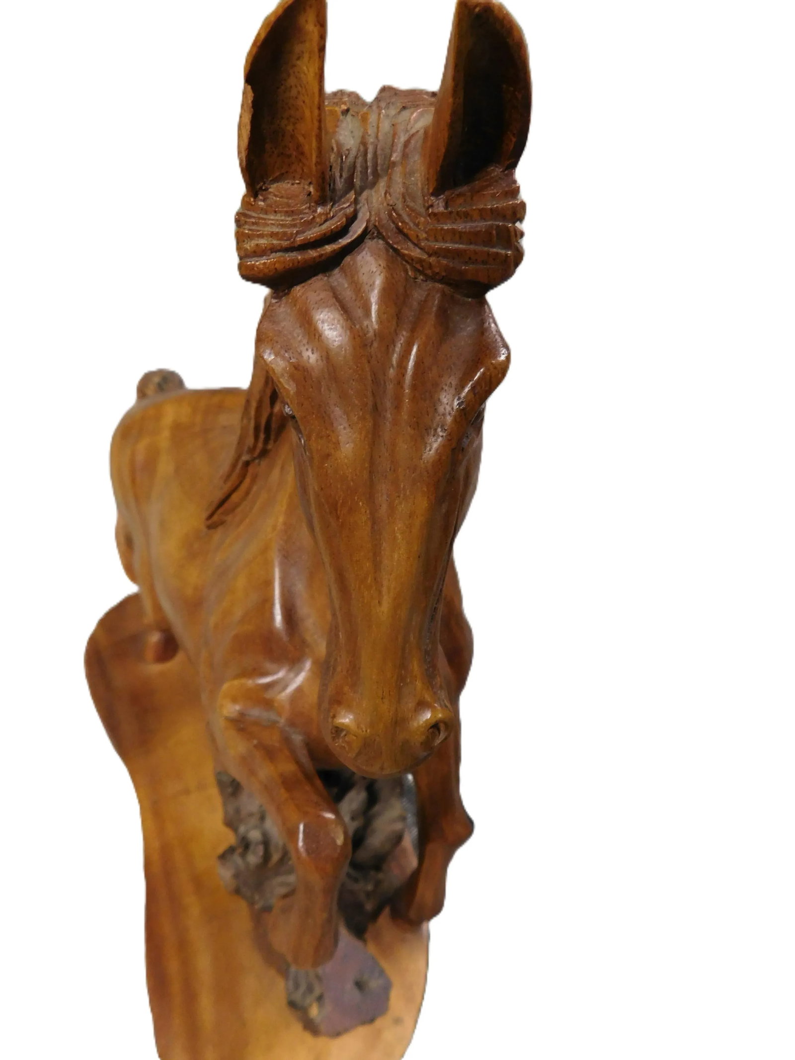 1940s Hand Carved Wooden Horse - 7