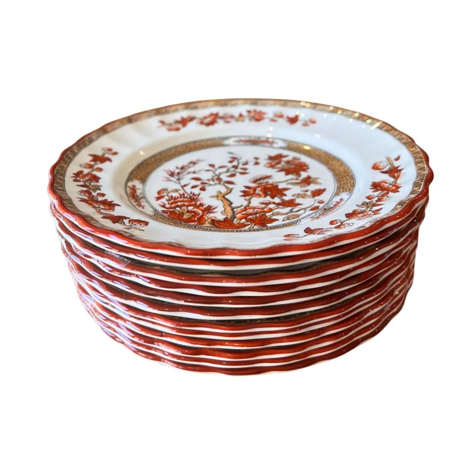 Spode "Indian Tree" Side Plates, 6.5" C. 1920s, Set/12 - 16