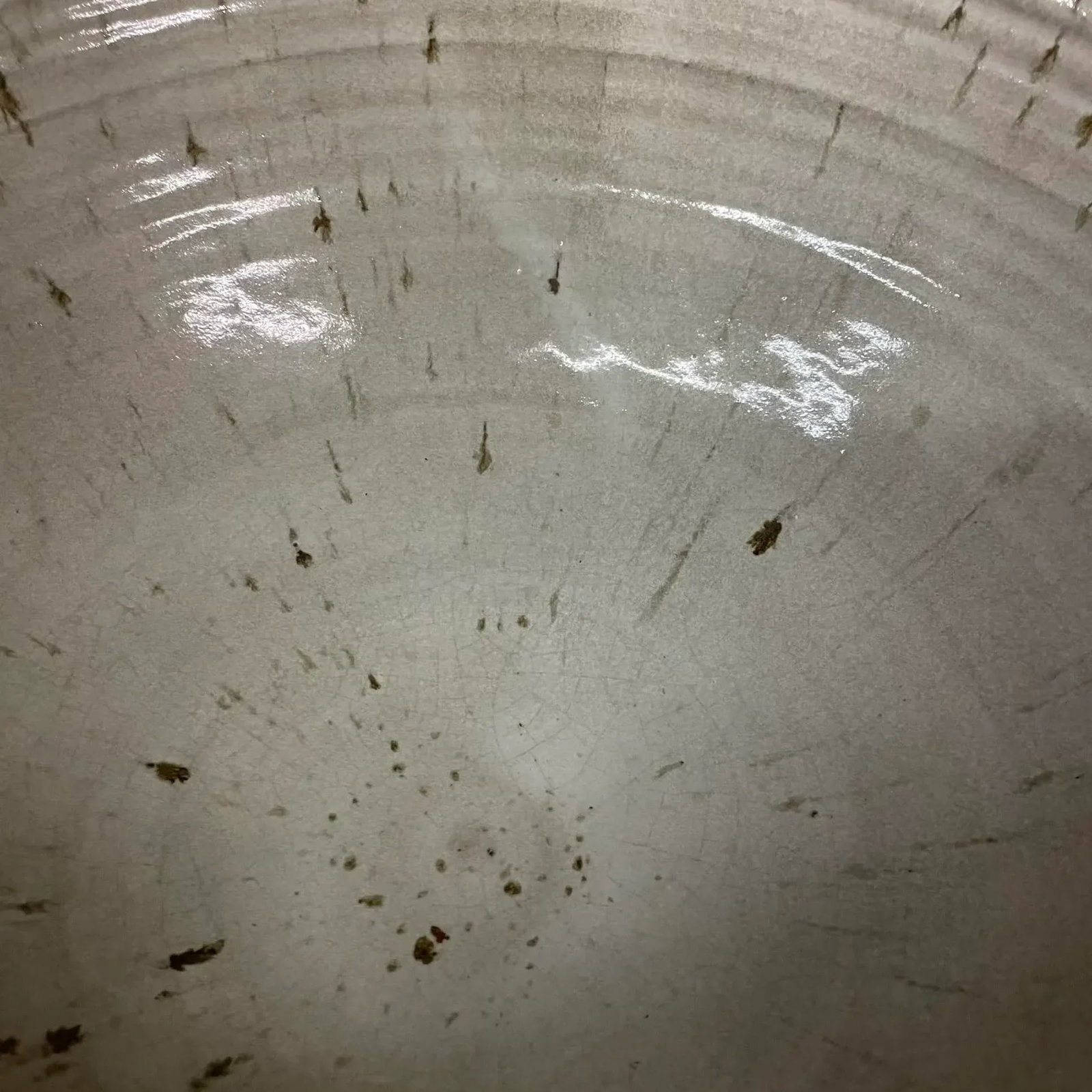Oversized Studio Pottery Bowl With Earth-Toned Glaze - Mid Century - 13