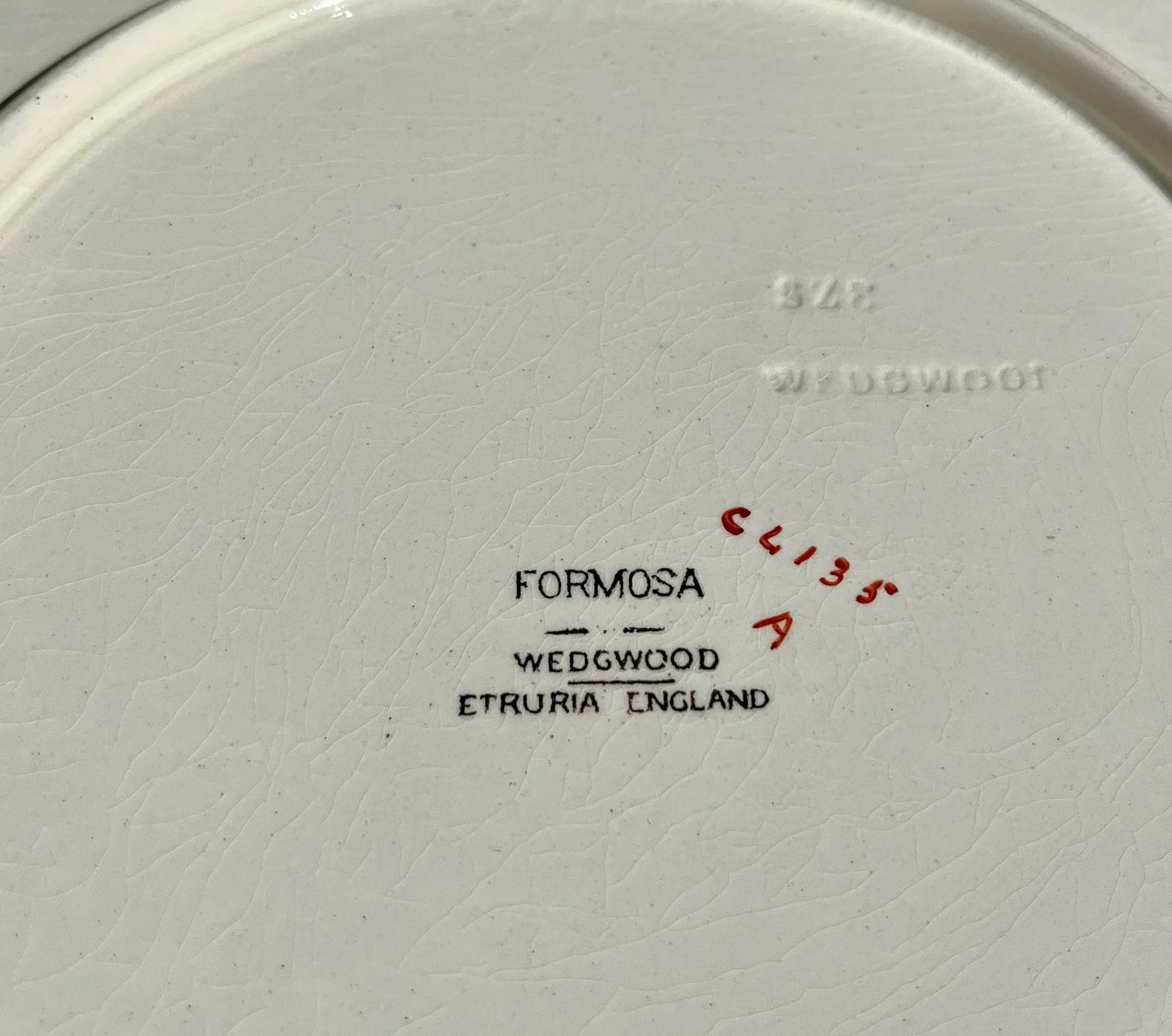 Antique Wedgwood Formosa Serving Bowl & Plate Set - 9