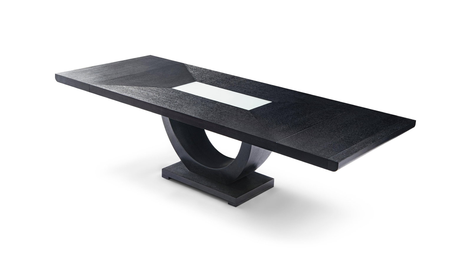 Modern Greg Sheres Style Wenge Oak Extension Dining Table - 6
