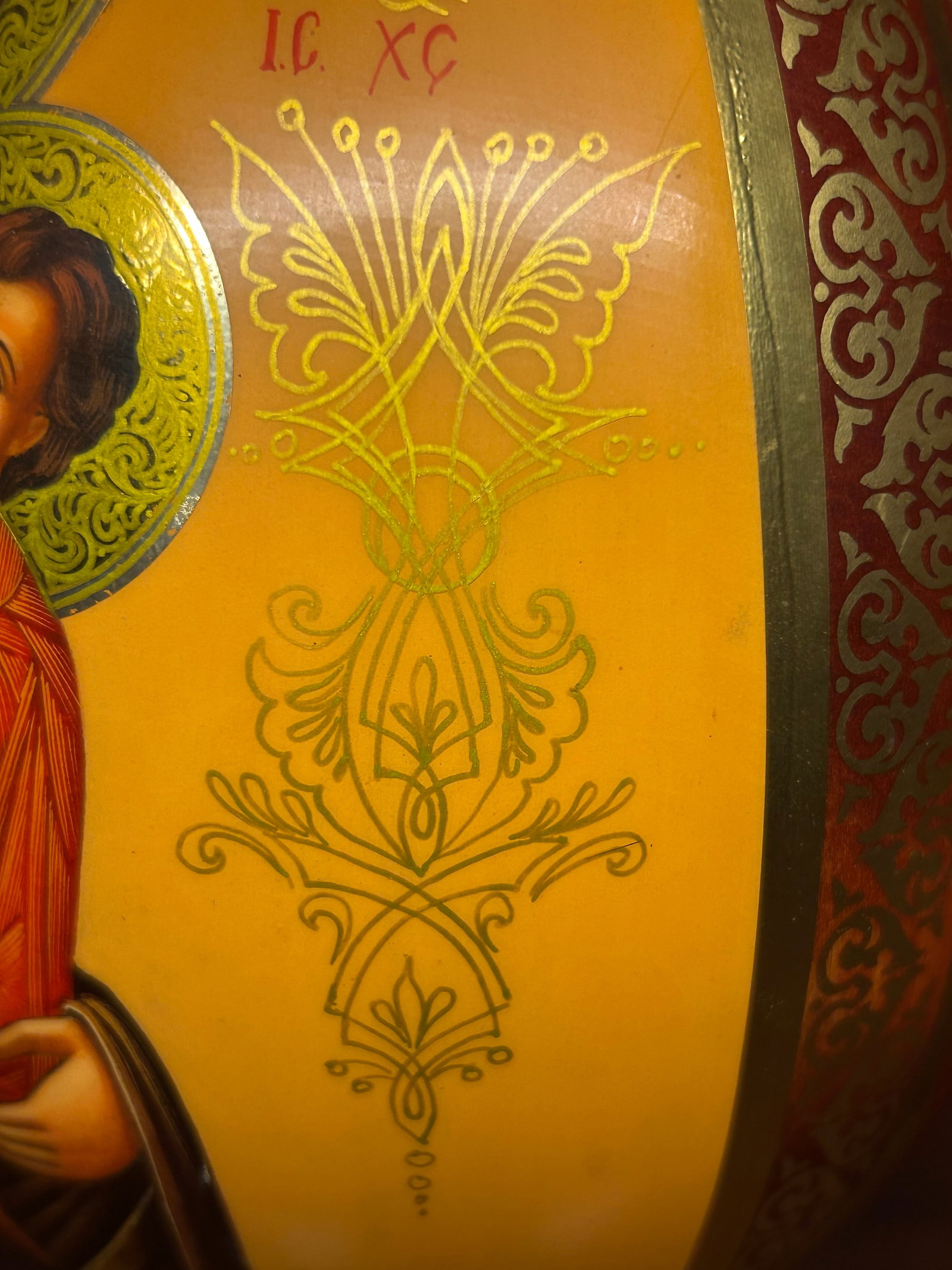 1980s Vladimir Gorsky "” Mother of God (Gold Leaf Egg Icon) - 10