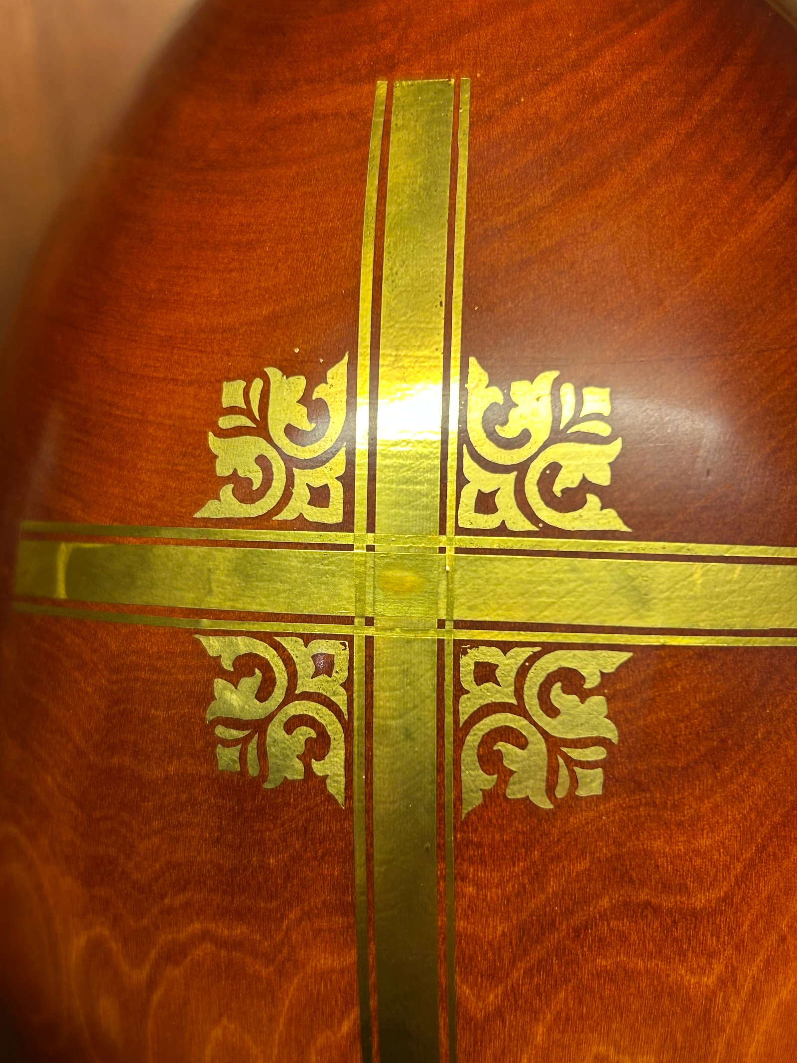 1980s Vladimir Gorsky "” Mother of God (Gold Leaf Egg Icon) - 11