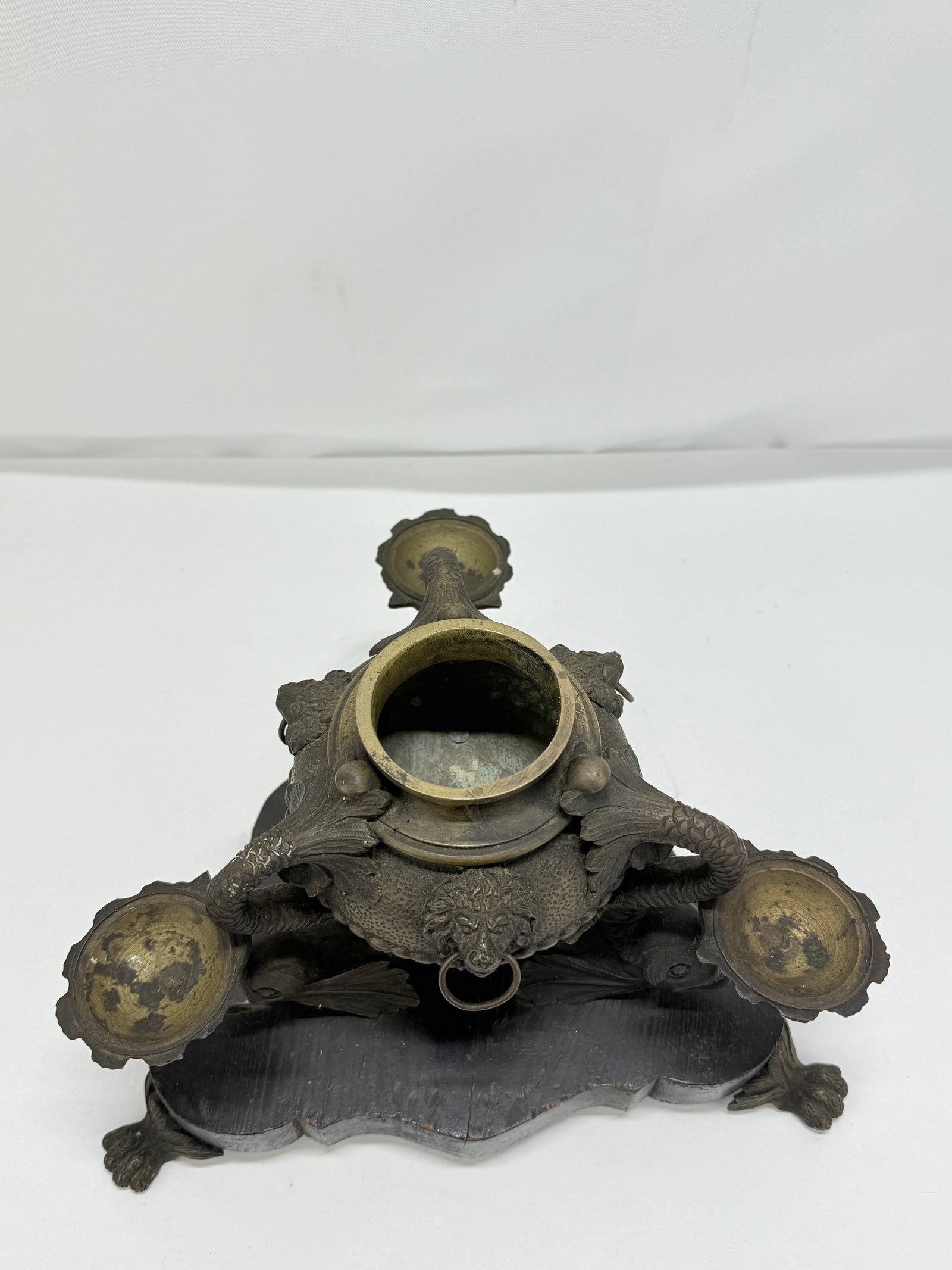 French Empire Bronze Inkwell After the Roman Oil Lamps, C. 1815–25 - 10