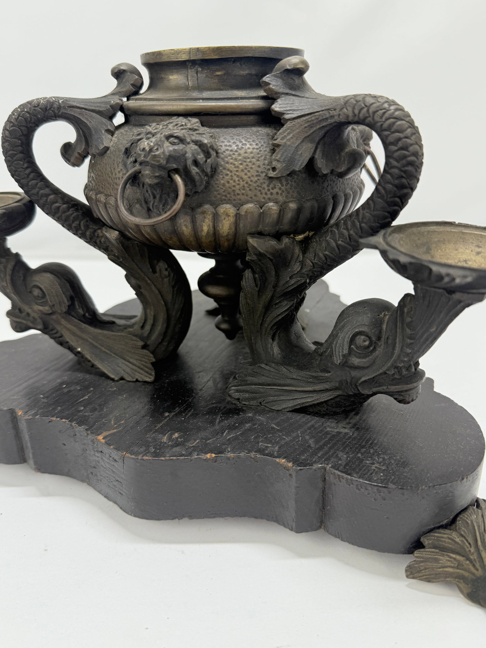 French Empire Bronze Inkwell After the Roman Oil Lamps, C. 1815–25 - 11