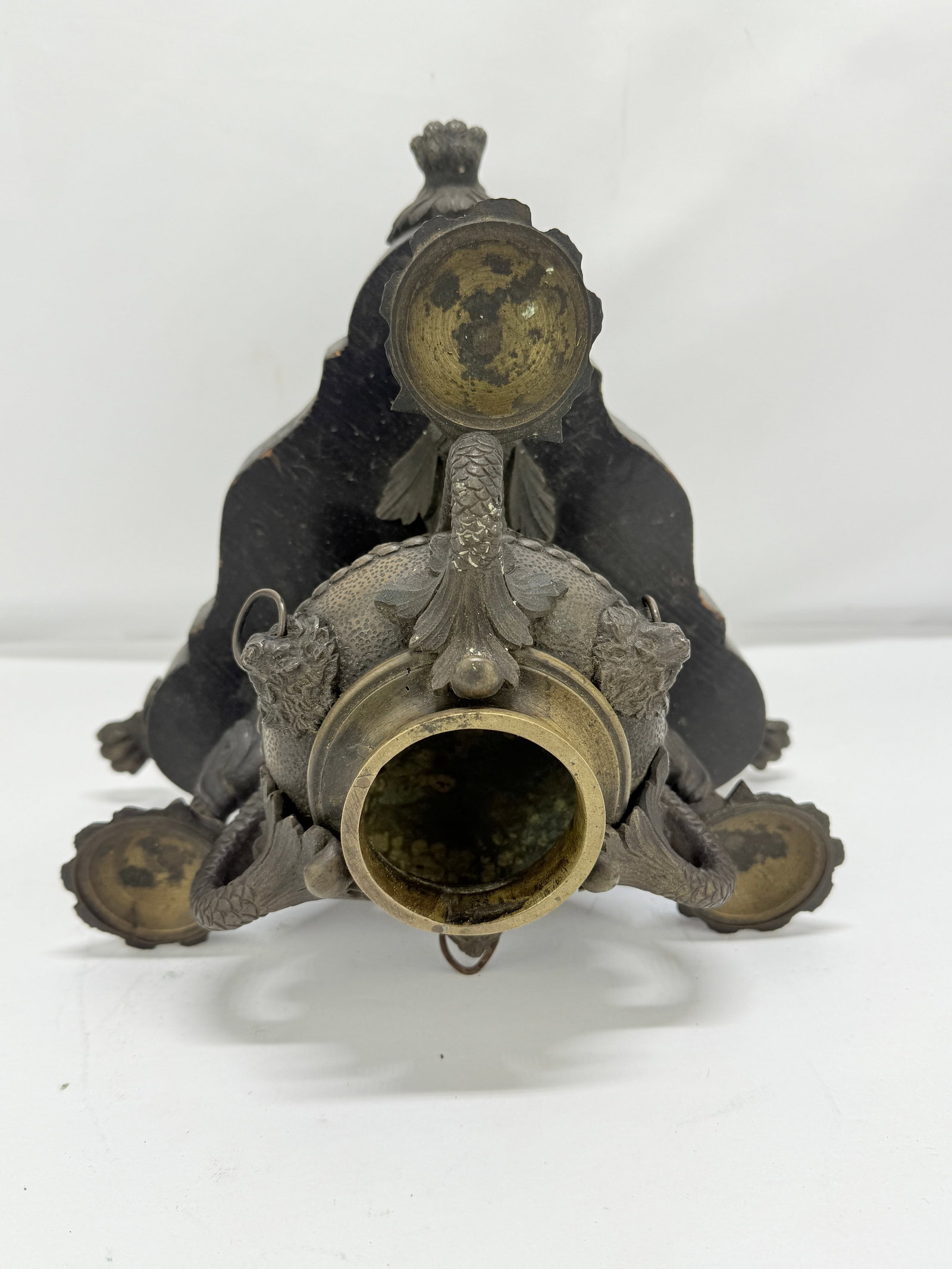 French Empire Bronze Inkwell After the Roman Oil Lamps, C. 1815–25 - 9