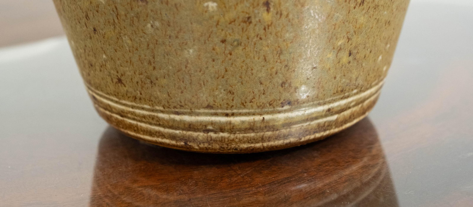 Japanese Taisho Style Sand Glazed Pottery Vase - 6