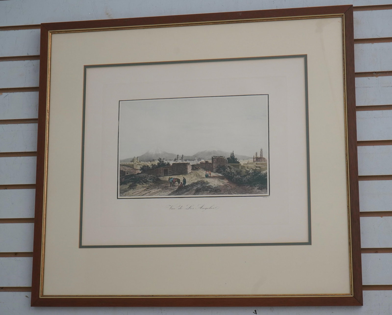 Set of 7 Vintage Framed Colored Engravings Etchings Military Ships - 6