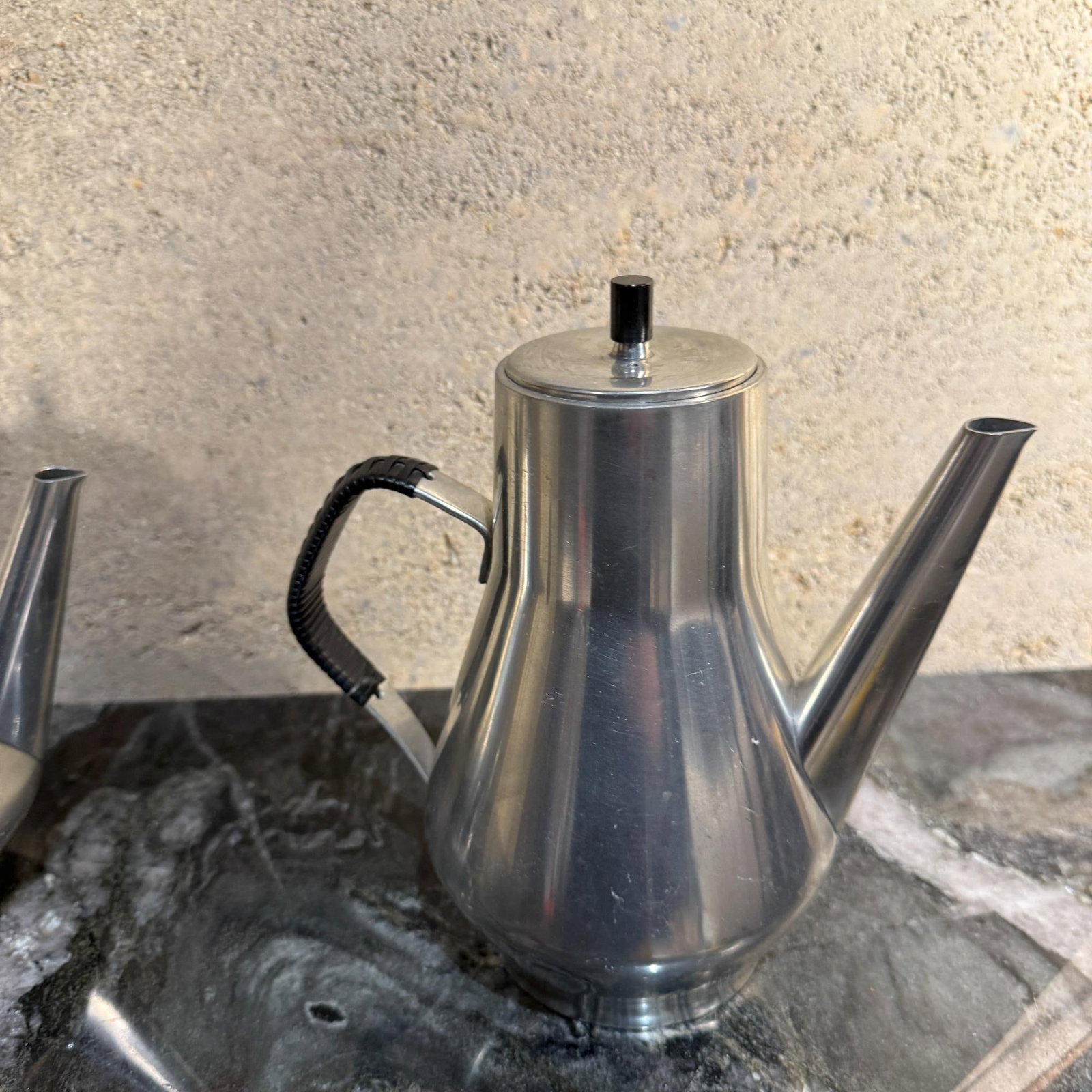 BrÃ¸drene Mylius Norway Pewter Tea Coffee Pots Scandinavian Modern - 9