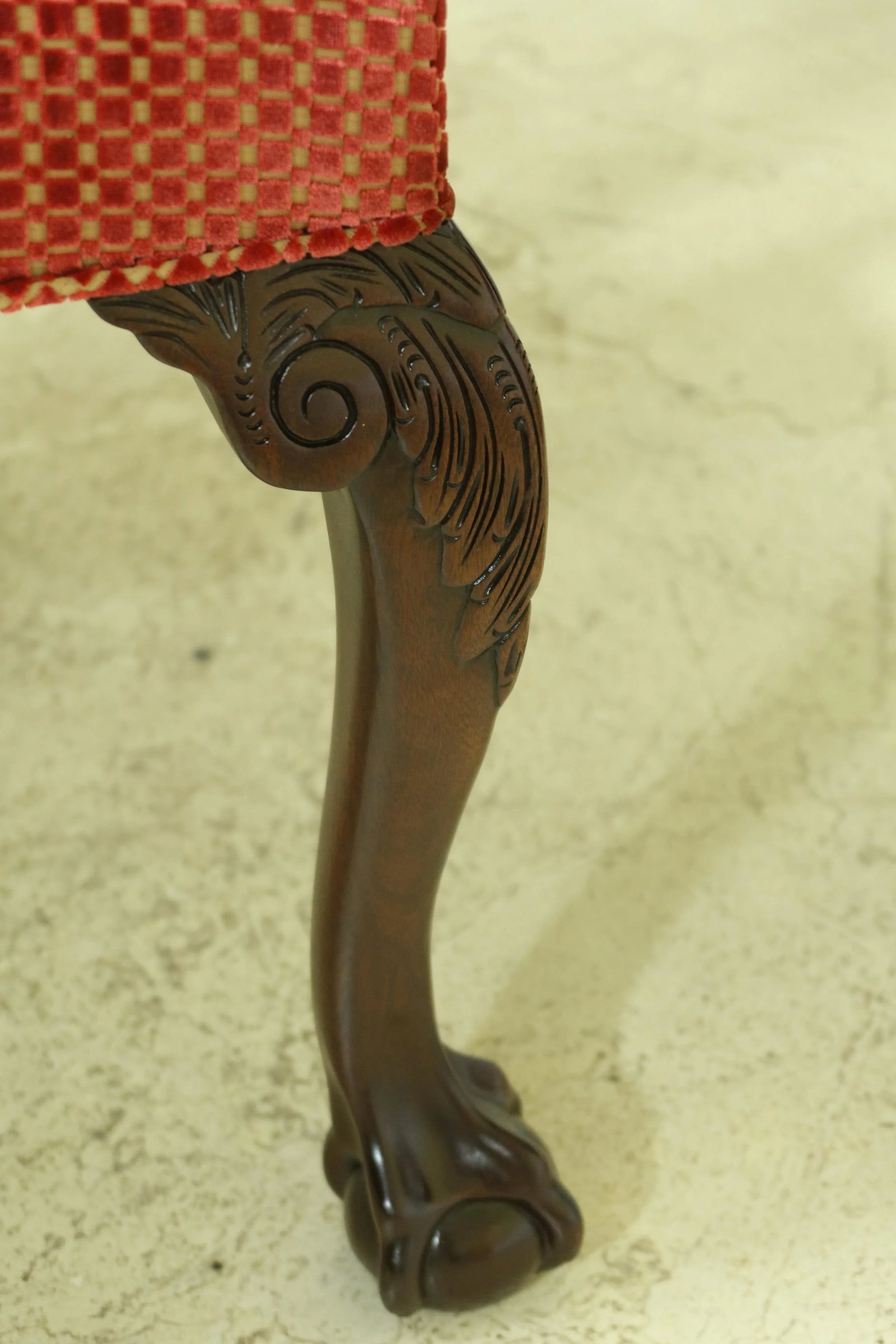 Set of 8 Kindel Chippendale Mahogany Dining Room Chairs - 3