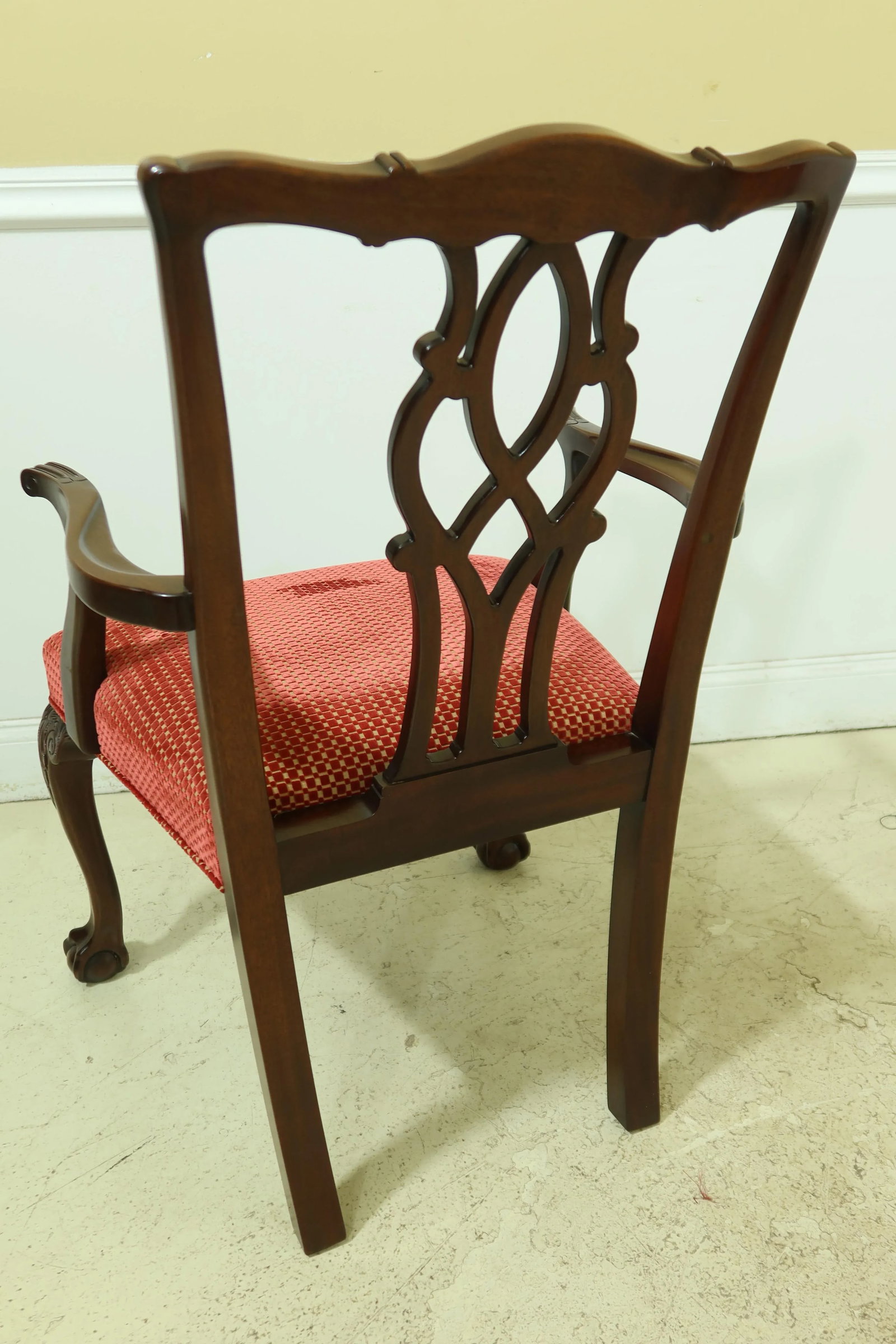 Set of 8 Kindel Chippendale Mahogany Dining Room Chairs - 6