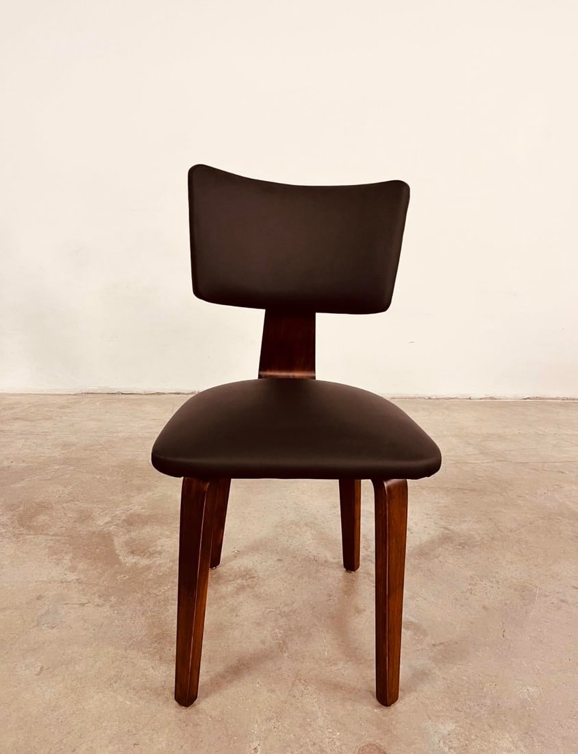 1950s Mid-Century Set of 6 Dining Chairs Attributed to Cor Alons for Gouda Den Boer - 5