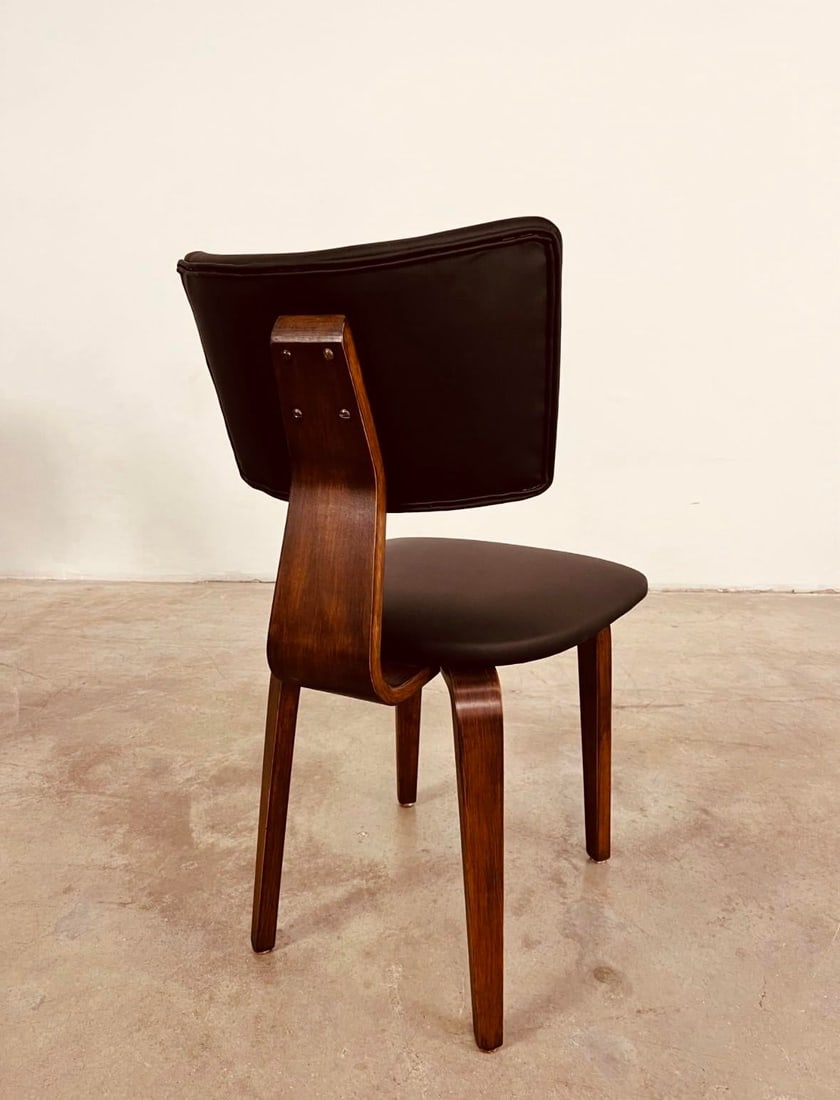 1950s Mid-Century Set of 6 Dining Chairs Attributed to Cor Alons for Gouda Den Boer - 7