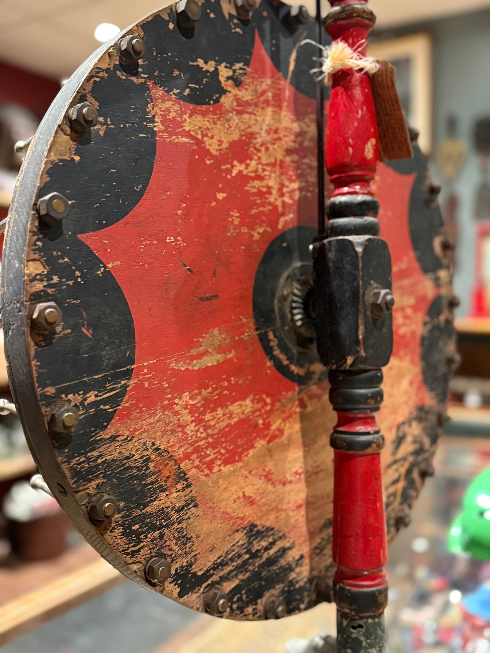 Rare 1920s Horse Racing Gaming Wheel by Evans & Co Chicago - 13