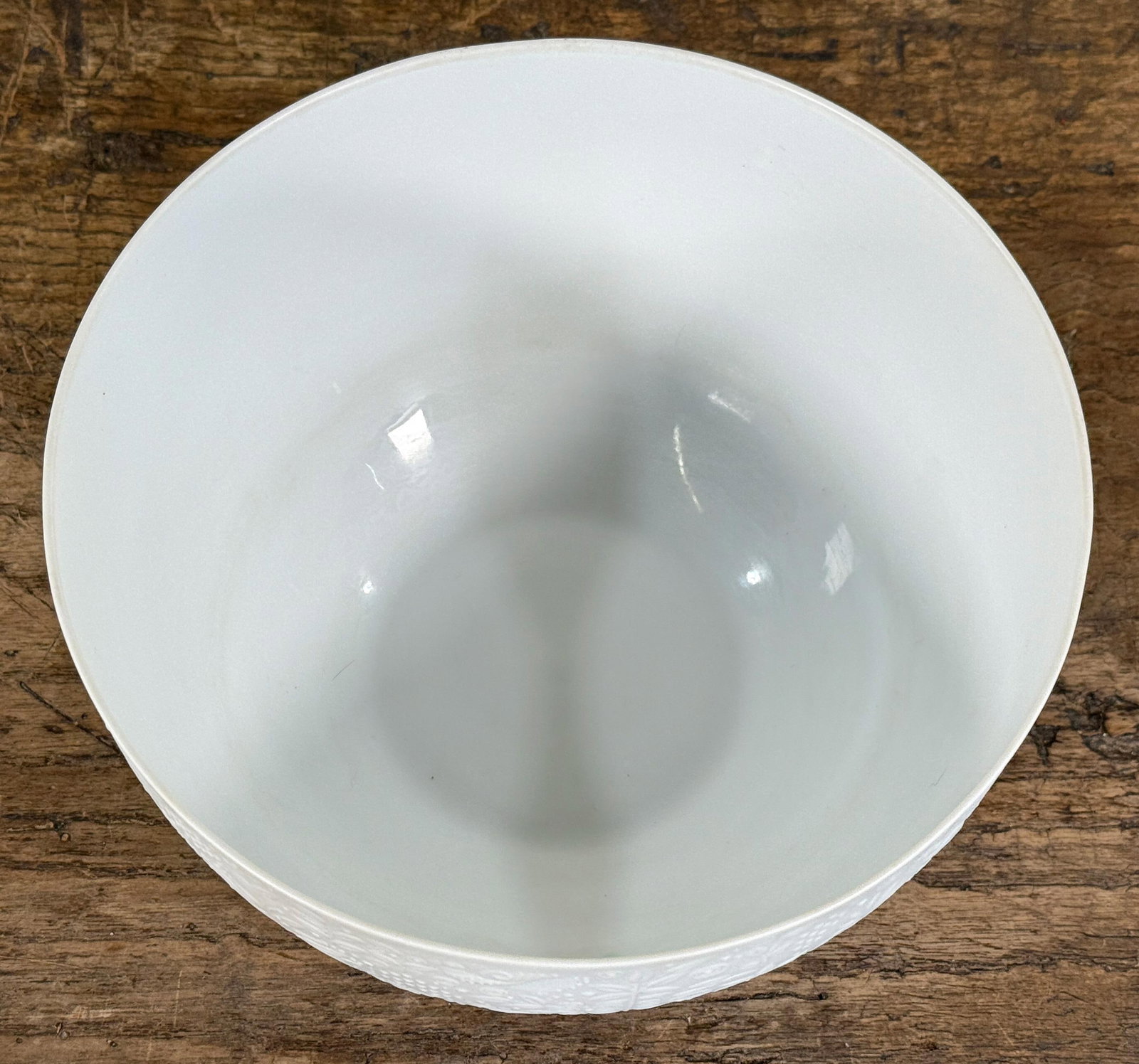 Rosenthal Studio Line Bjorn Wiinblad White Relief Porcelain Bowl Folklore Motif - 6