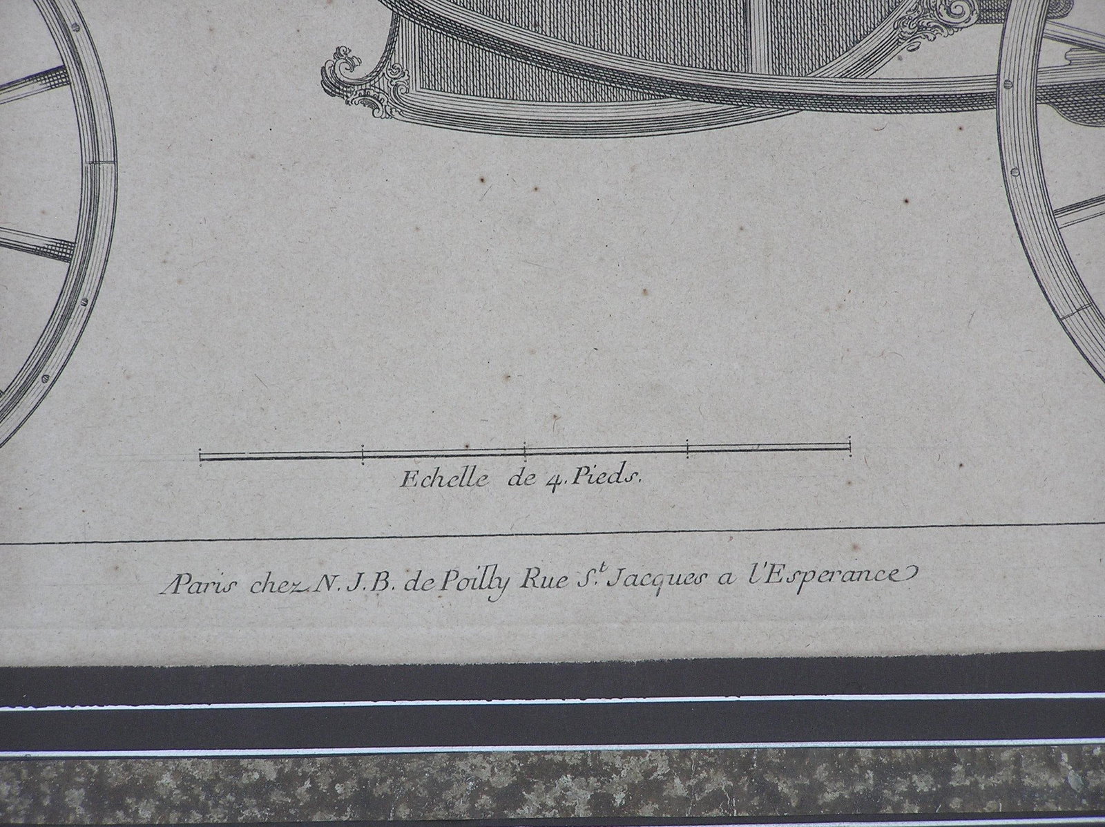 18th French Baroque Engraving Horse Carriage, Jacques l'Esperance Co. Equestrian, Engineering, Archi - 5