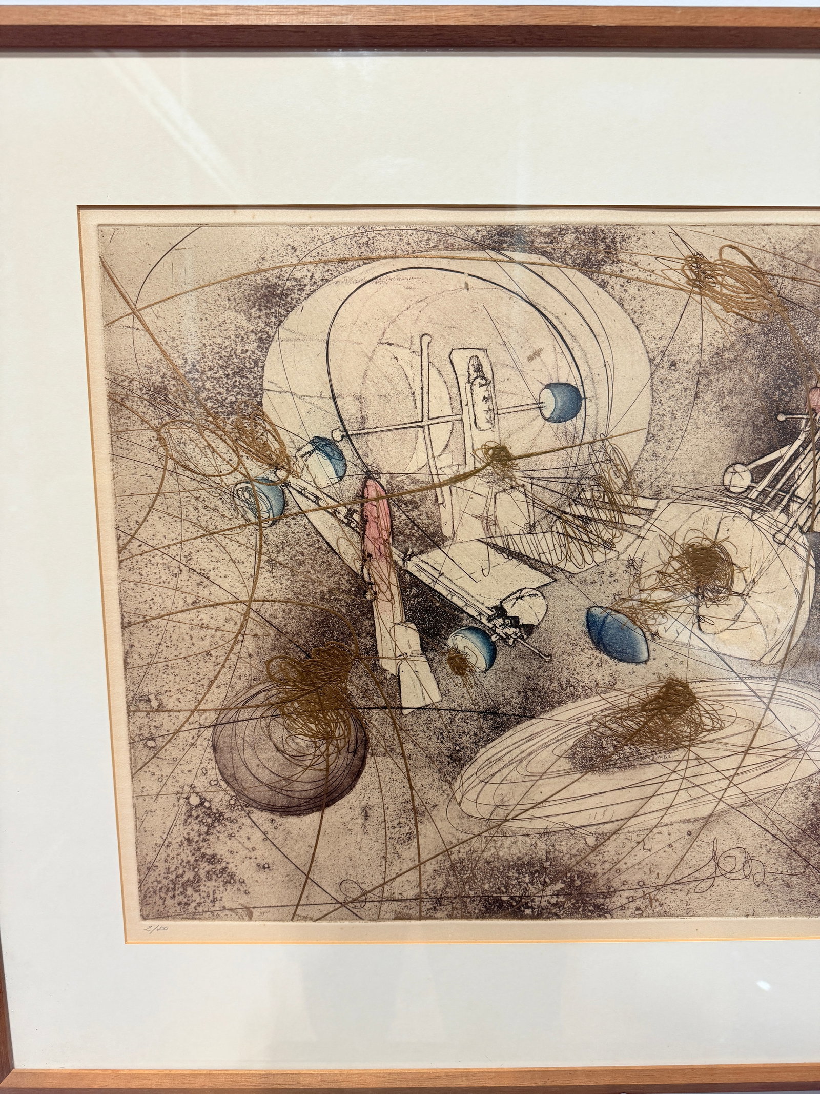 Roberto Matta "Look at the Heart of the World" Circa 1965 Etching 2/50 - 10