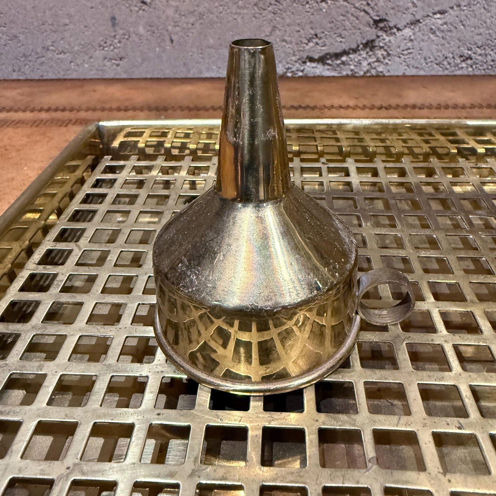 G v Harnisch Denmark Brass Marine Nautical Set Lamp Flask Tray - 5
