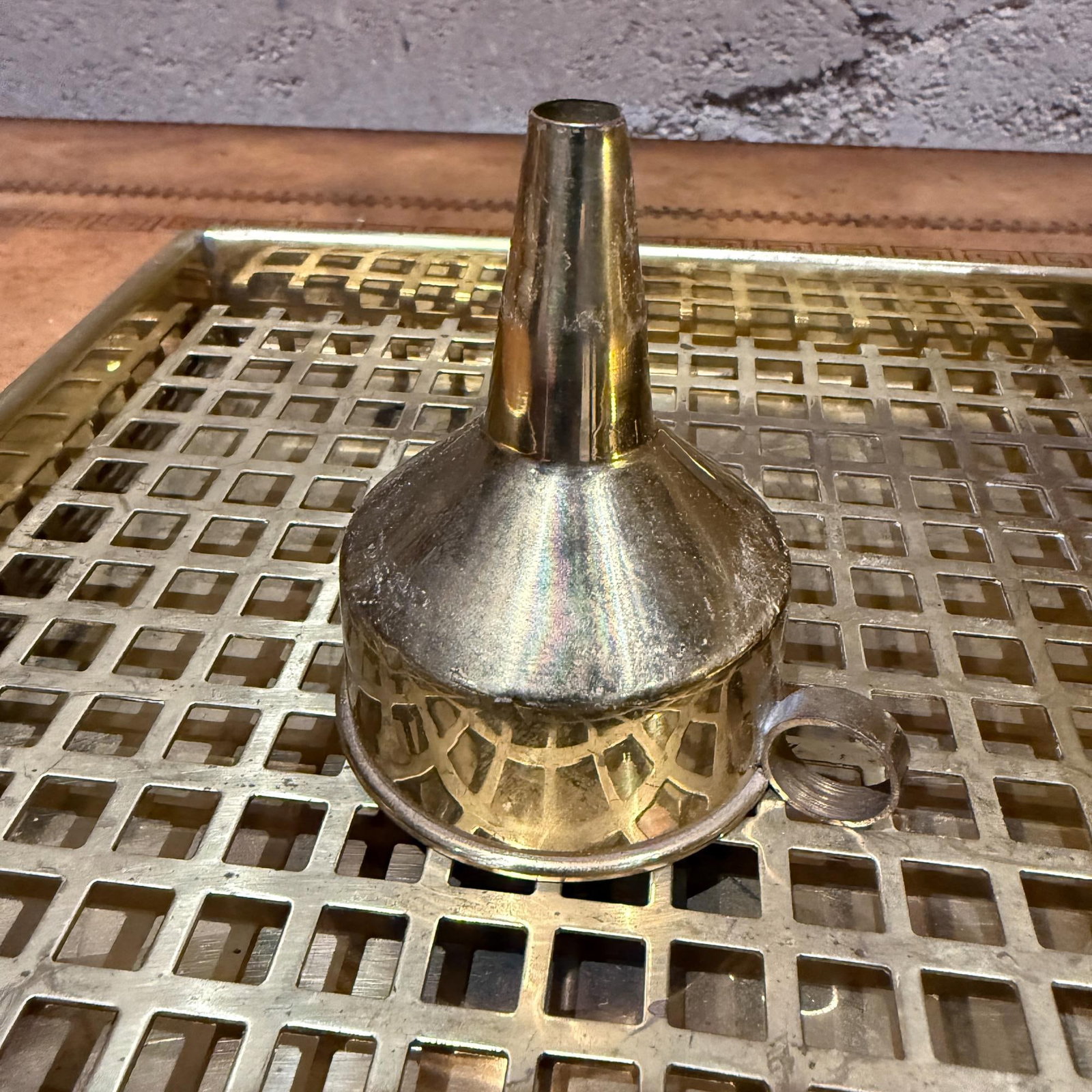 G v Harnisch Denmark Brass Marine Nautical Set Lamp Flask Tray - 8