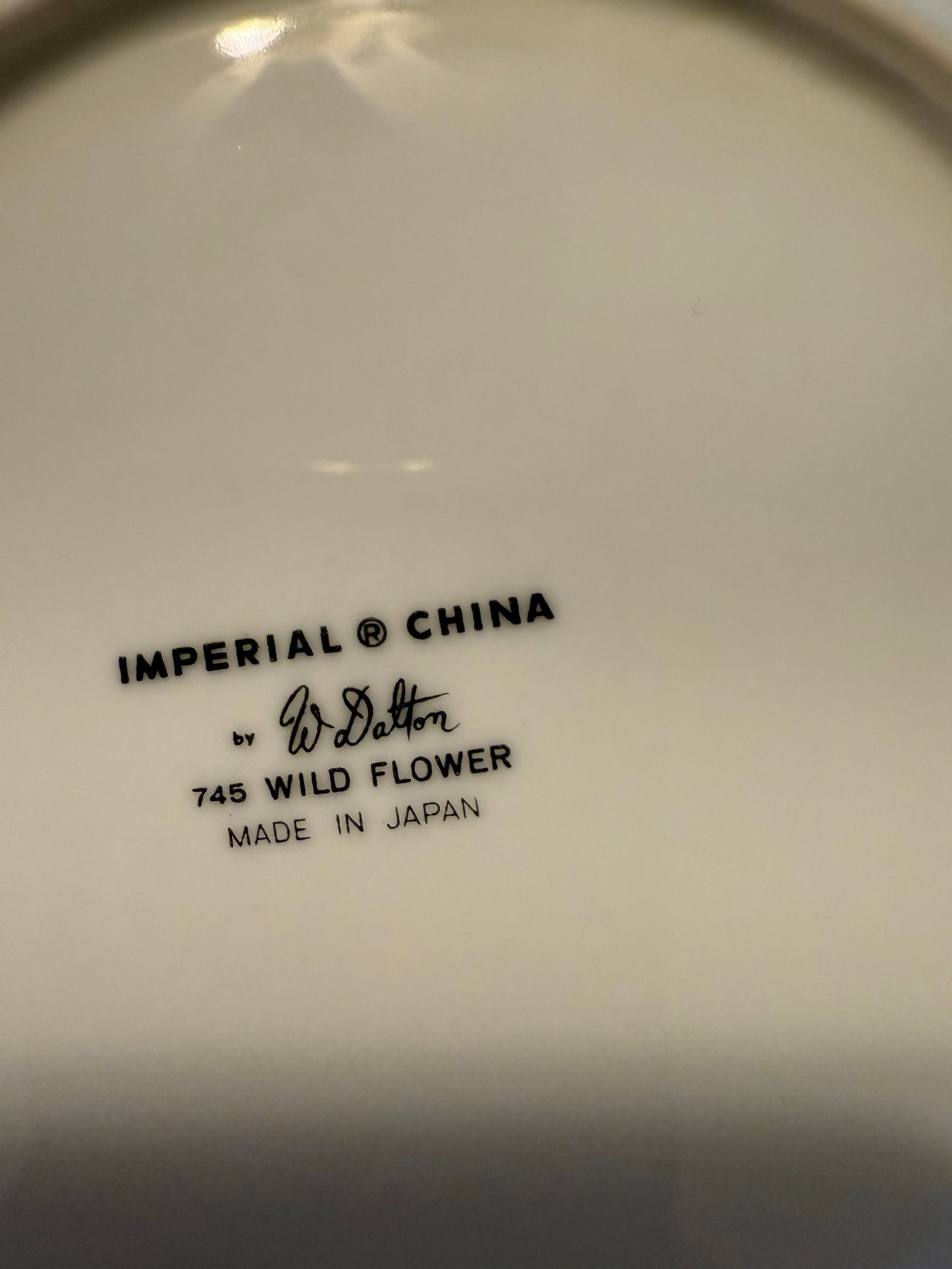 1960s Imperial China W. Dalton 745 Wild Flower Dishes - Set of 39 - 14