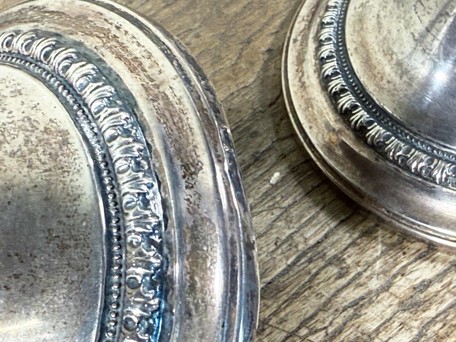 International Sterling Silver Etched Crystal Hurricane Candlesticks – A Pair - 12