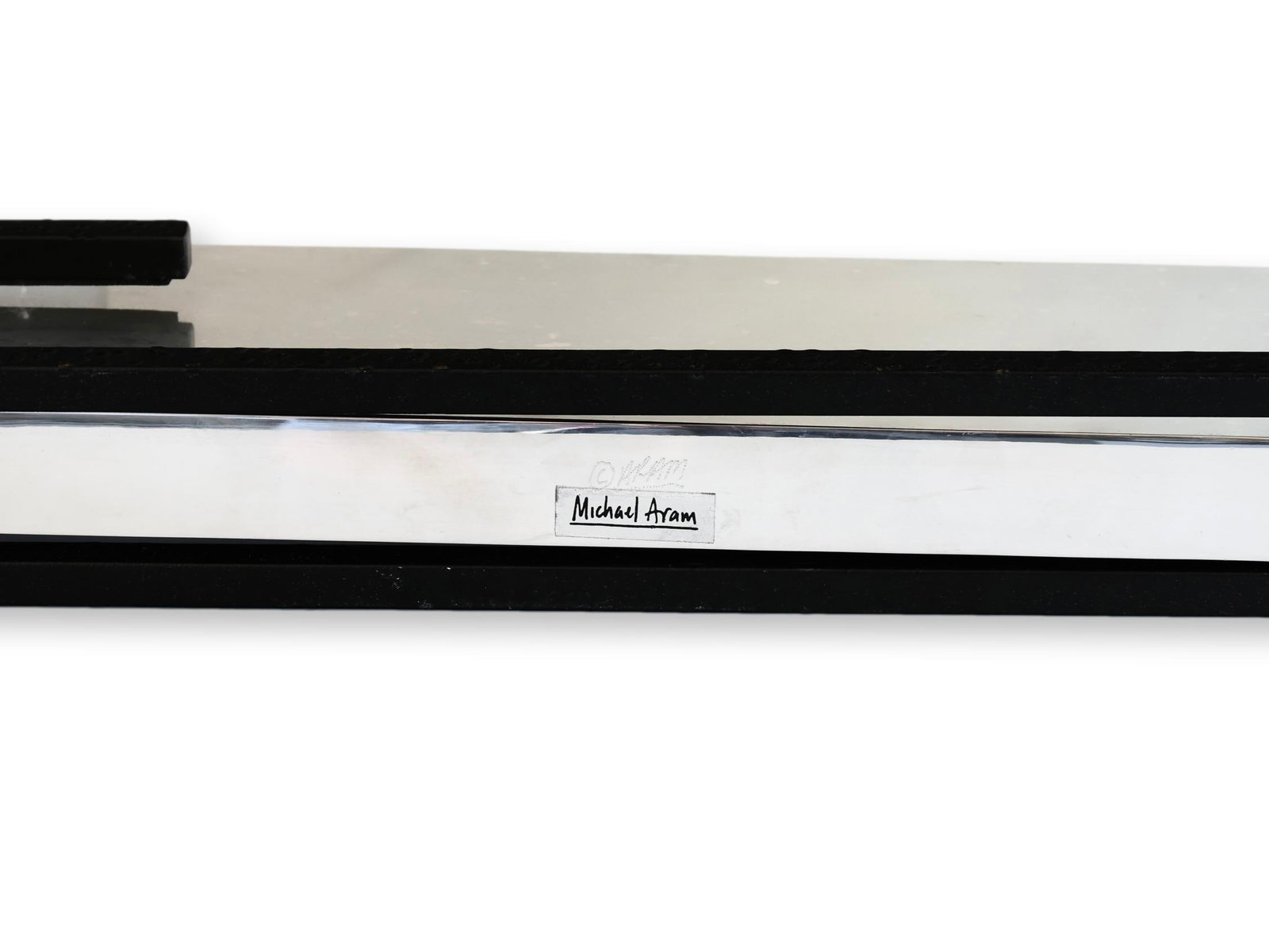 Michael Aram 35.5" Chrome & Iron Planter - 5