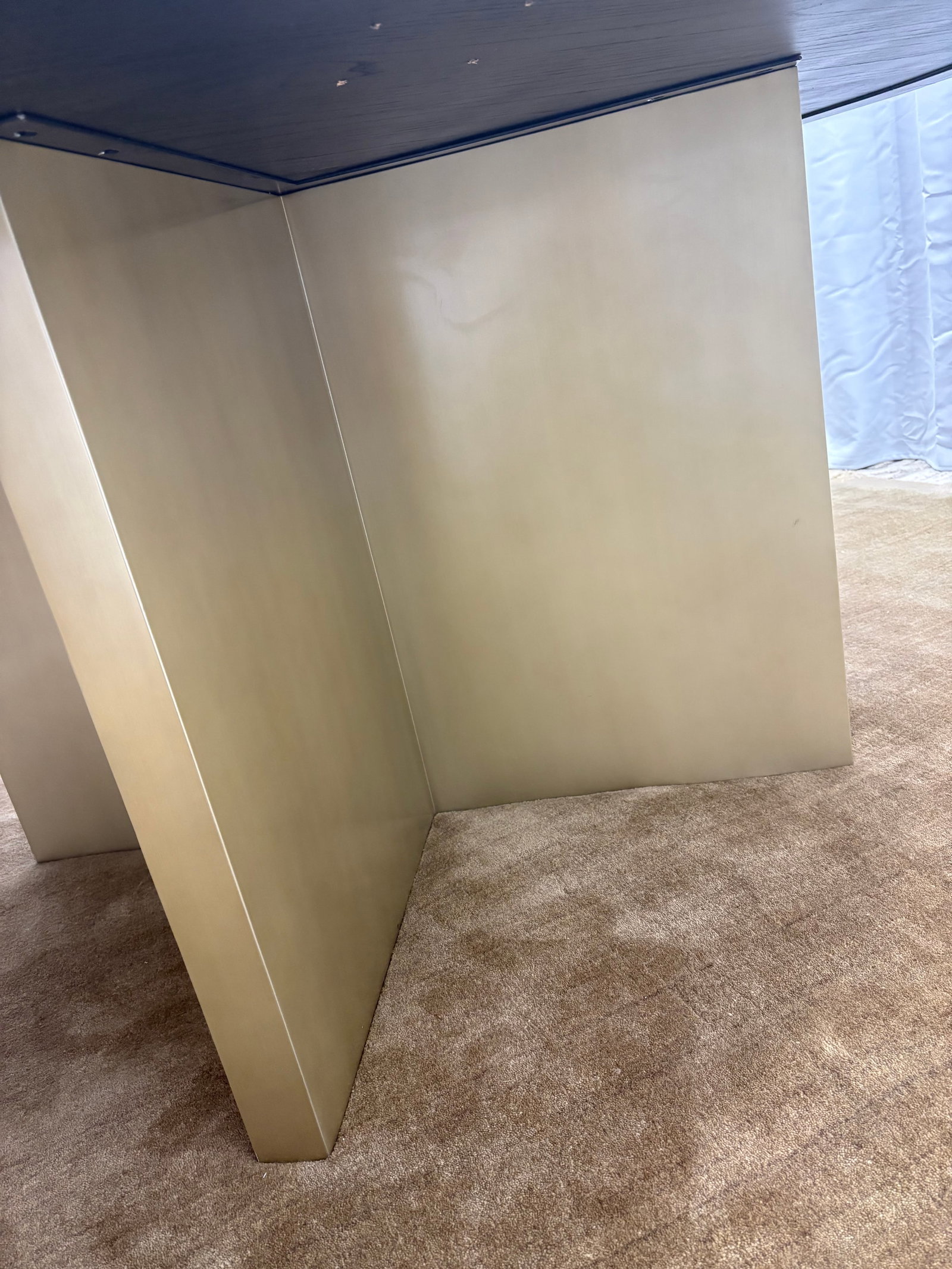 Arhaus Sculptural Pedestal Round Dining Table "” 72" - 11