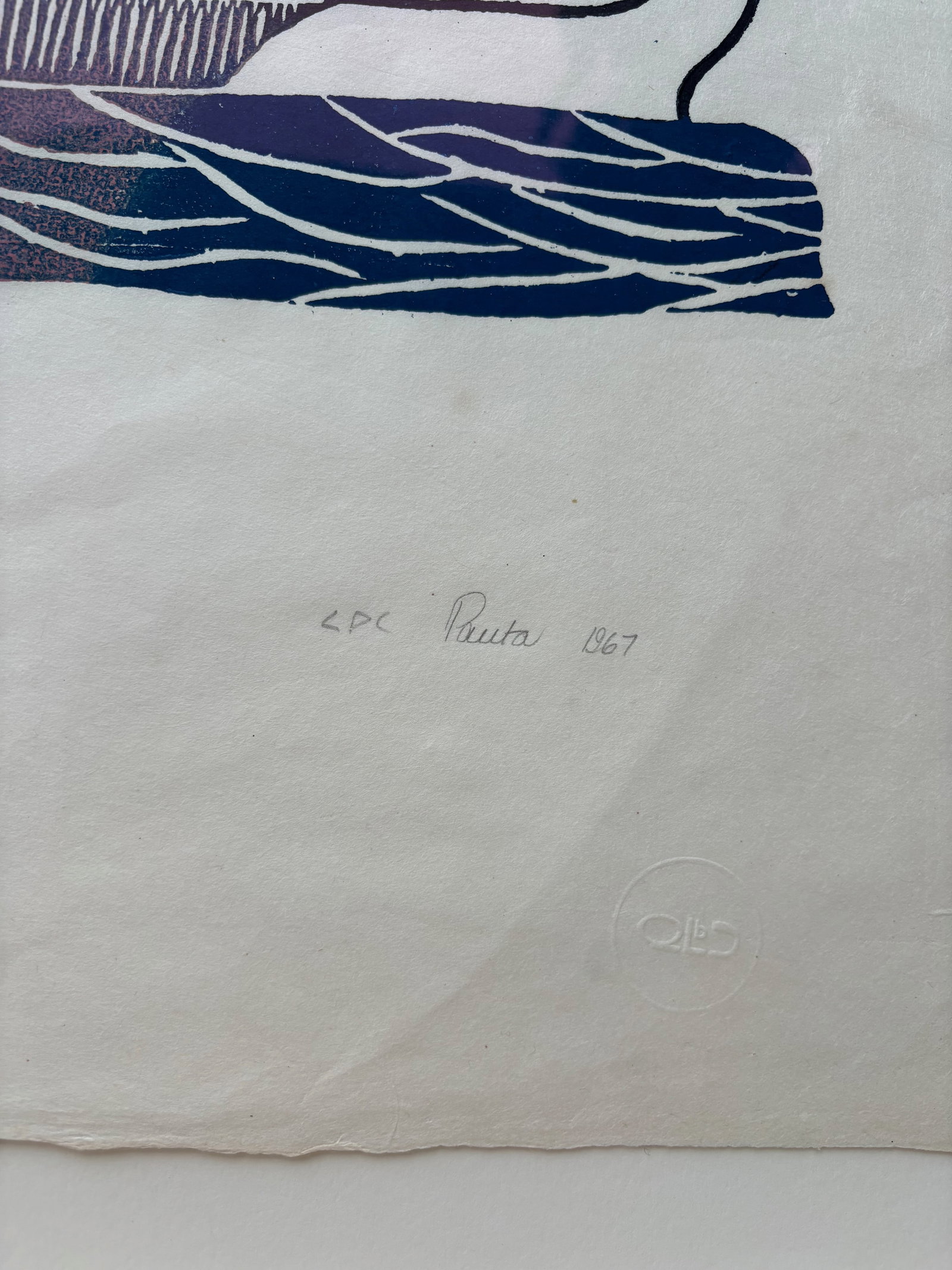 Inuit Stone Engraving by Pitseolak Ashoona "Butchering Walrus on the Floe" 1967 Cape Dorset - Limite - 13
