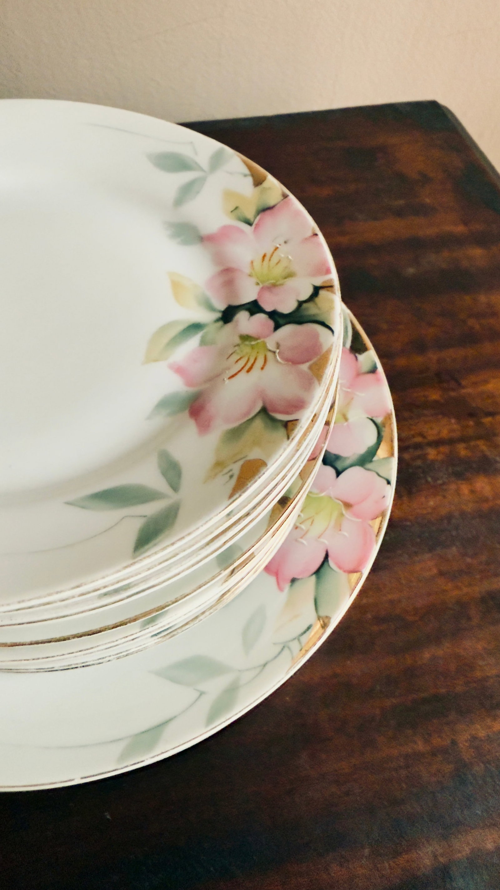 Antique, Early 20th Century 42 Piece Noritake Azalea Dinnerware Set - 42pcs - 2