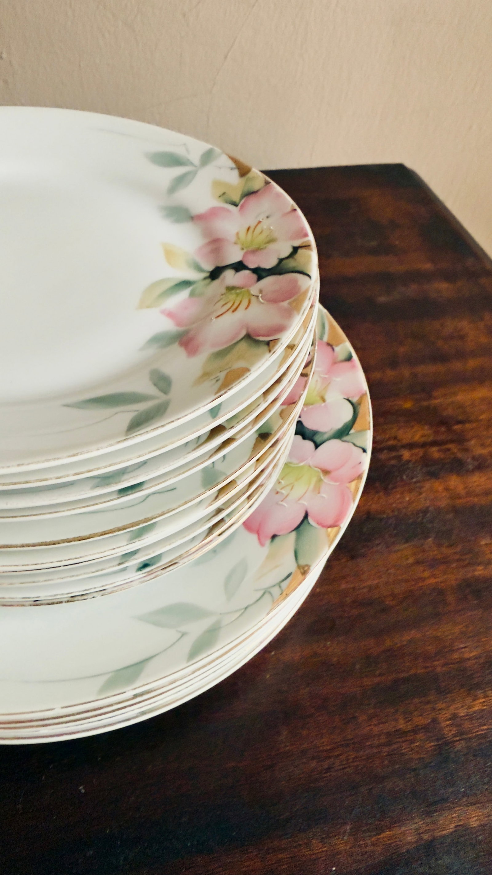 Antique, Early 20th Century 42 Piece Noritake Azalea Dinnerware Set - 42pcs - 3