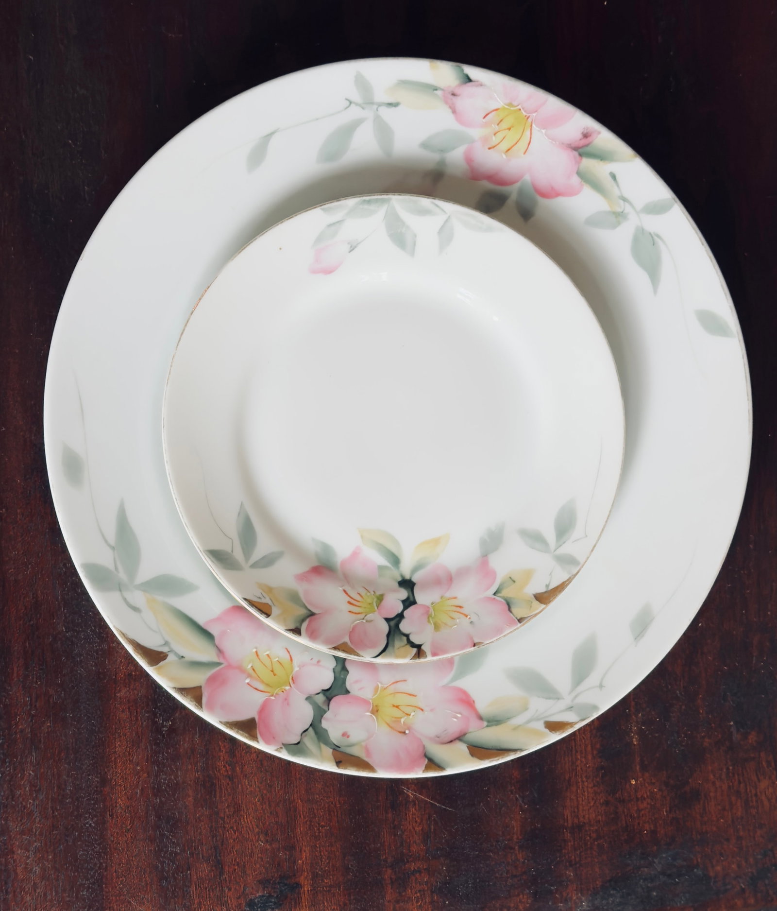 Antique, Early 20th Century 42 Piece Noritake Azalea Dinnerware Set - 42pcs - 5
