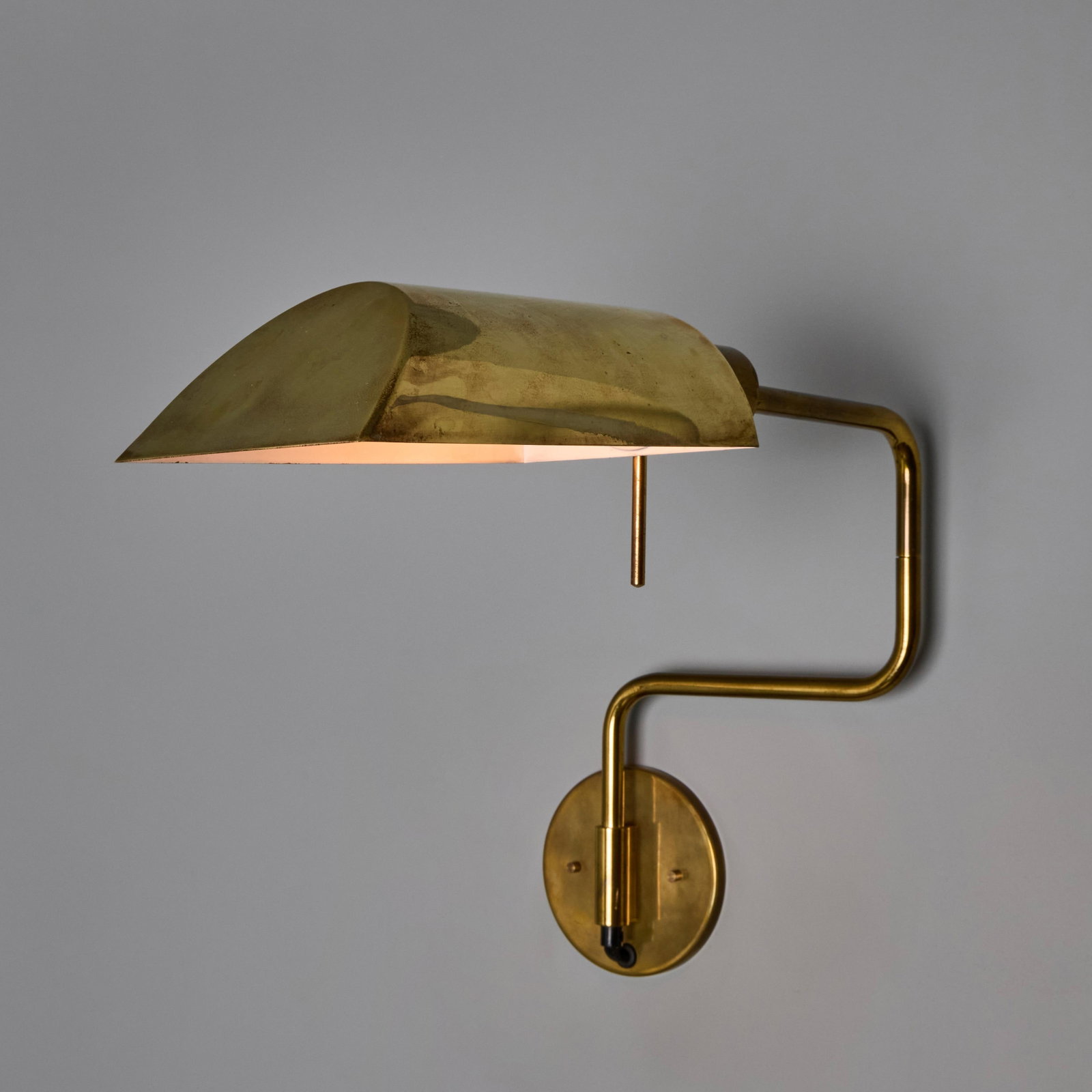 1970s Zonca Articulating Brass Wall Lamps - a Pair - 16