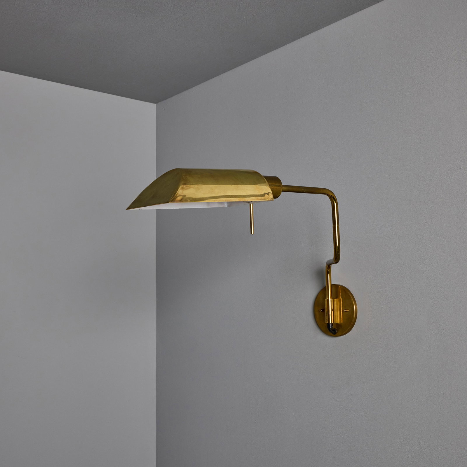 1970s Zonca Articulating Brass Wall Lamps - a Pair - 9