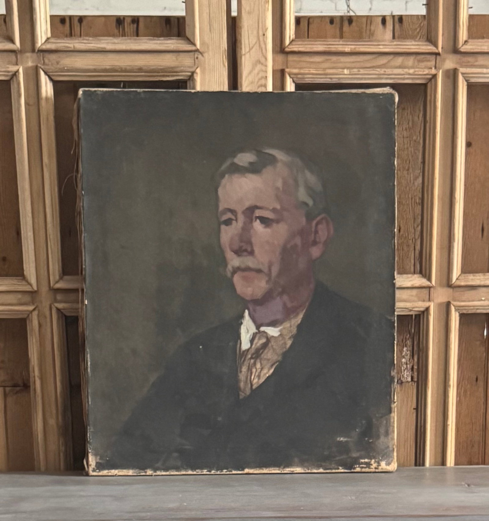 Frank Tolles Chamberlin (1873–1961) – Portrait of a Gentleman – Oil on Canvas - 2
