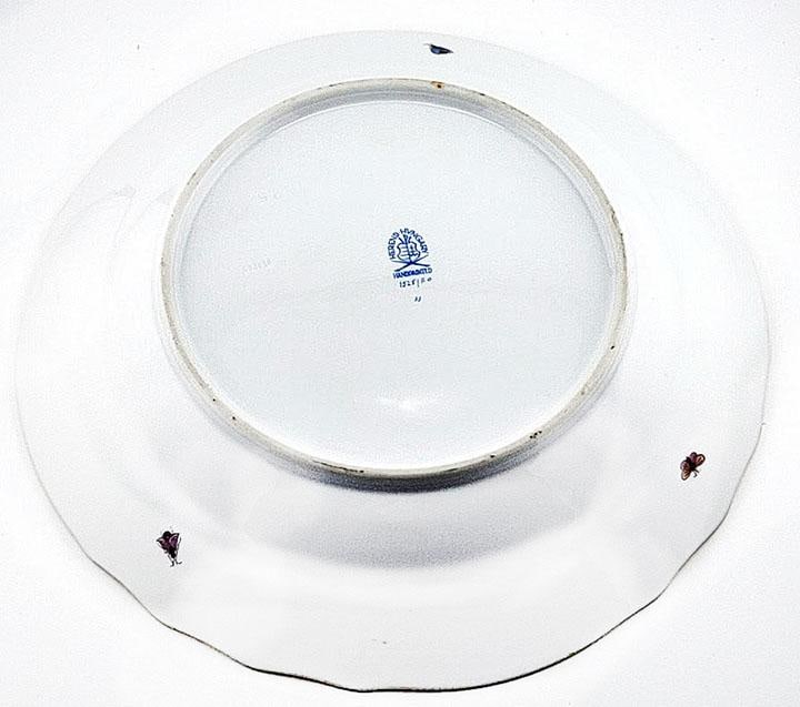 Herend Dinner Plate Rothschild Bird Birds & Insects - 4